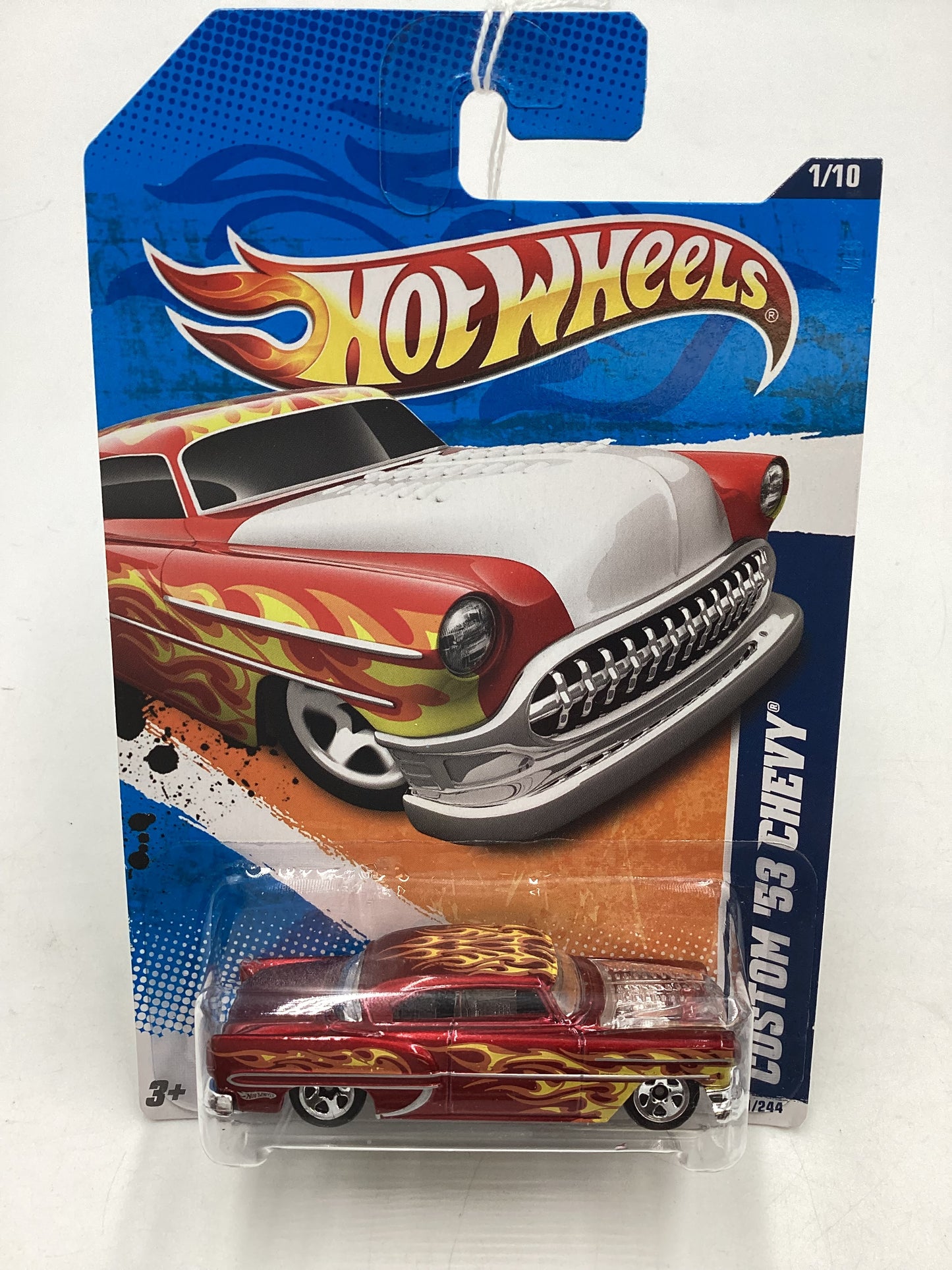 2011 Hot Wheels #91 Red Custom 53 Chevy 11C