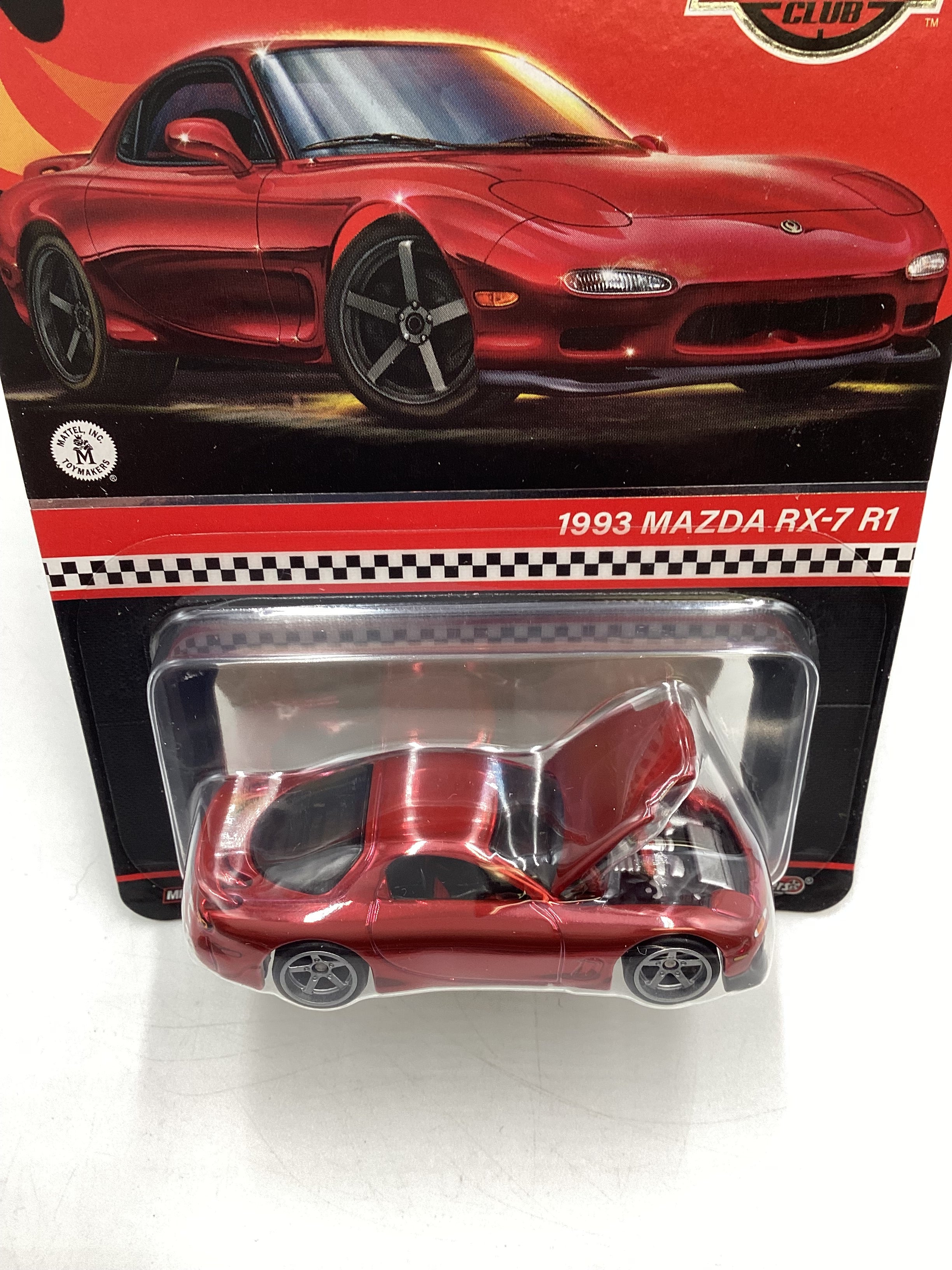 2024 Hot Wheels RLC 1993 Mazda RX-7 R1 Red with protector