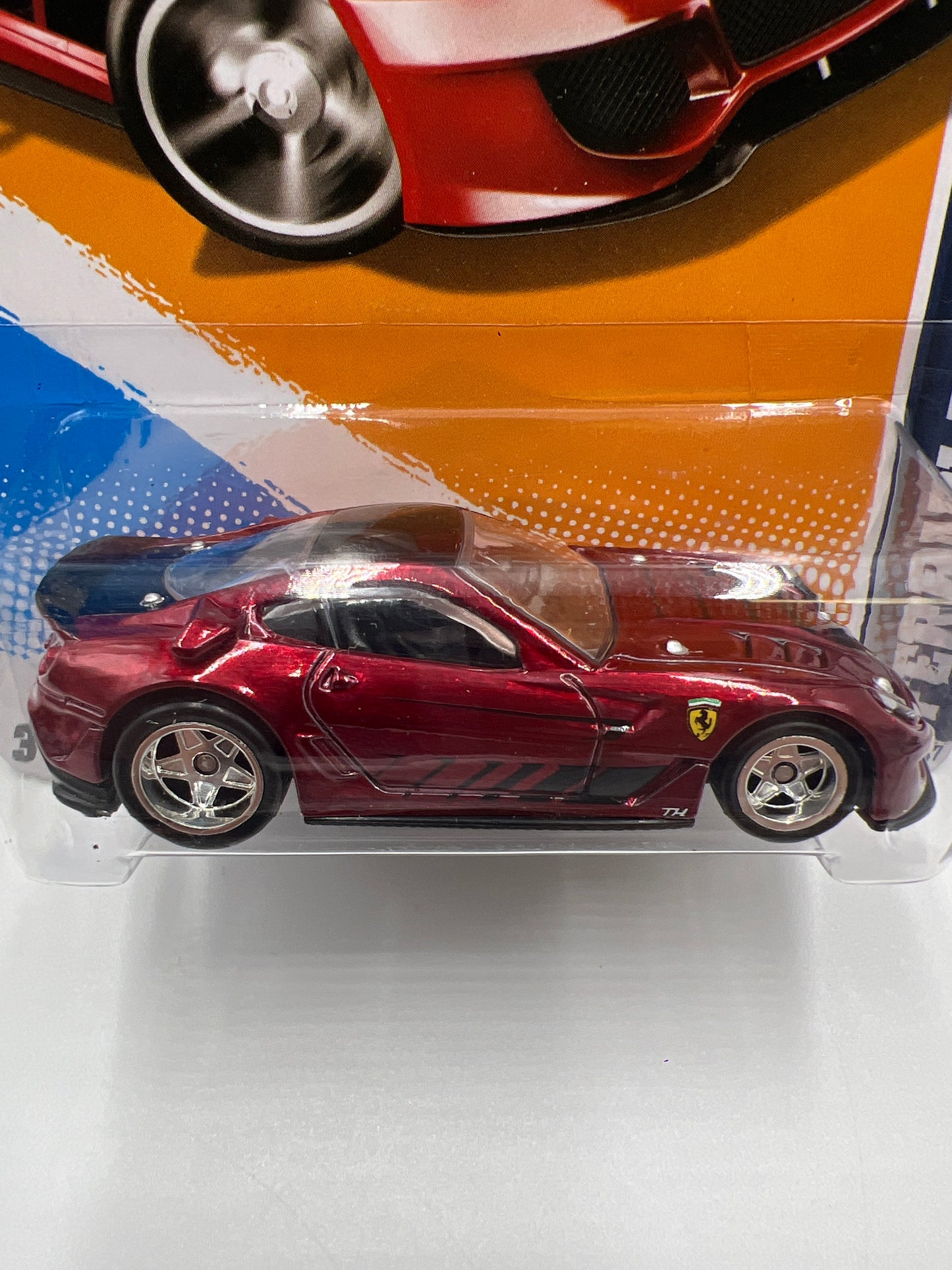 2012 Hot Wheels Super Treasure Hunt #125 Ferrari 599XX Red W/ Protector VHTF