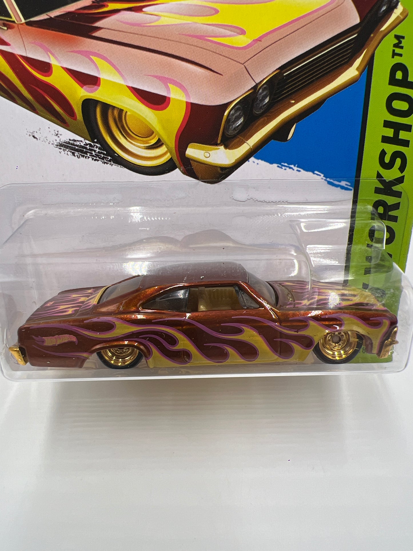 2014 Hot Wheels Super Treasure Hunt #218 65 Chevy Impala W/Protector 1