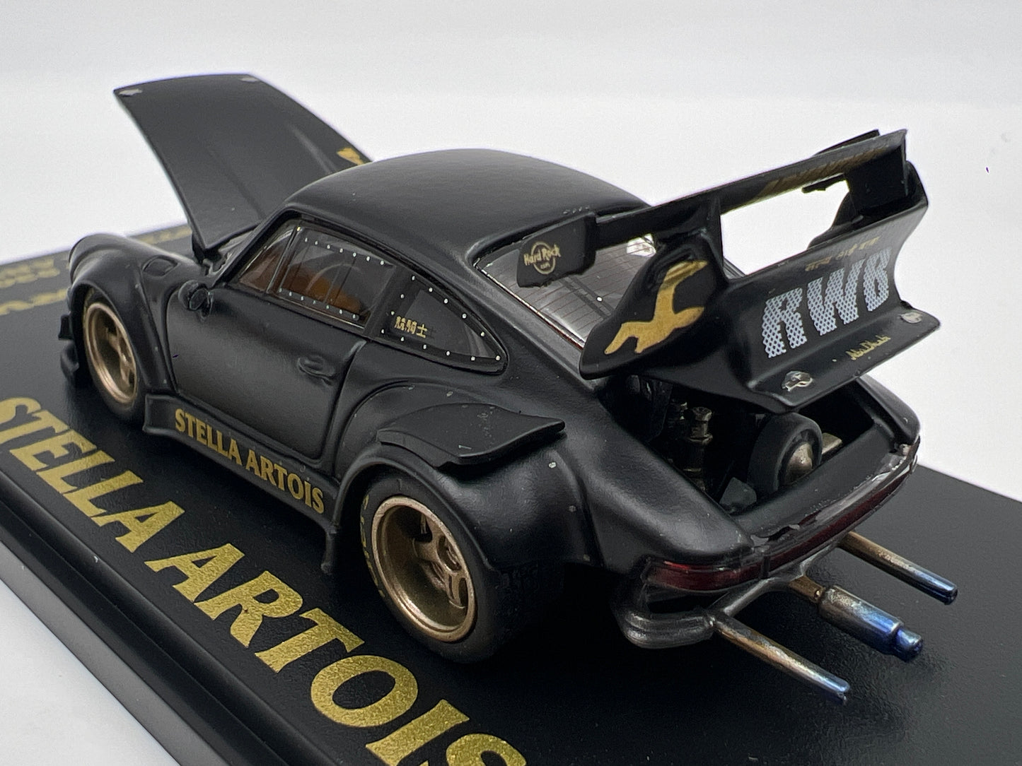 Almost Real Kaizo #28 Porsche RWB 930 Stella Artois Matte Black