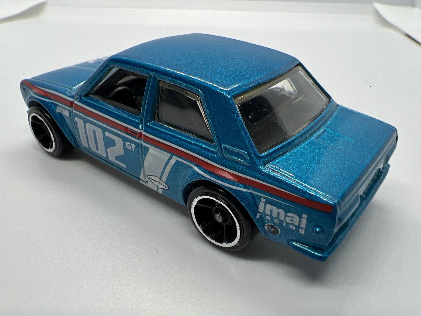 2009 Hot Wheels 1/64 New Models Datsun Bluebird 510 Blue Loose