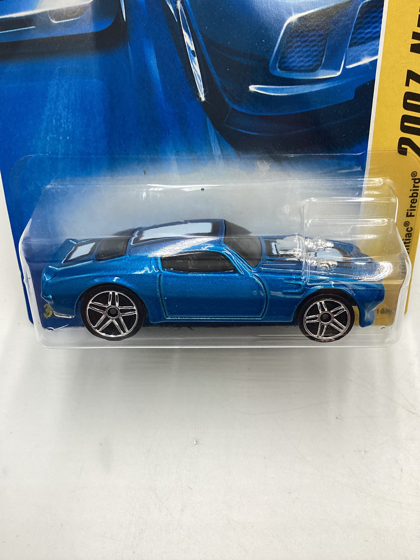 2007 Hot Wheels New Models #16 70 Pontiac Firebird Blue 55H