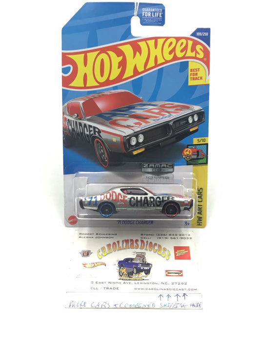2023 hot wheels  #109 71 Dodge Charger Zamac #8