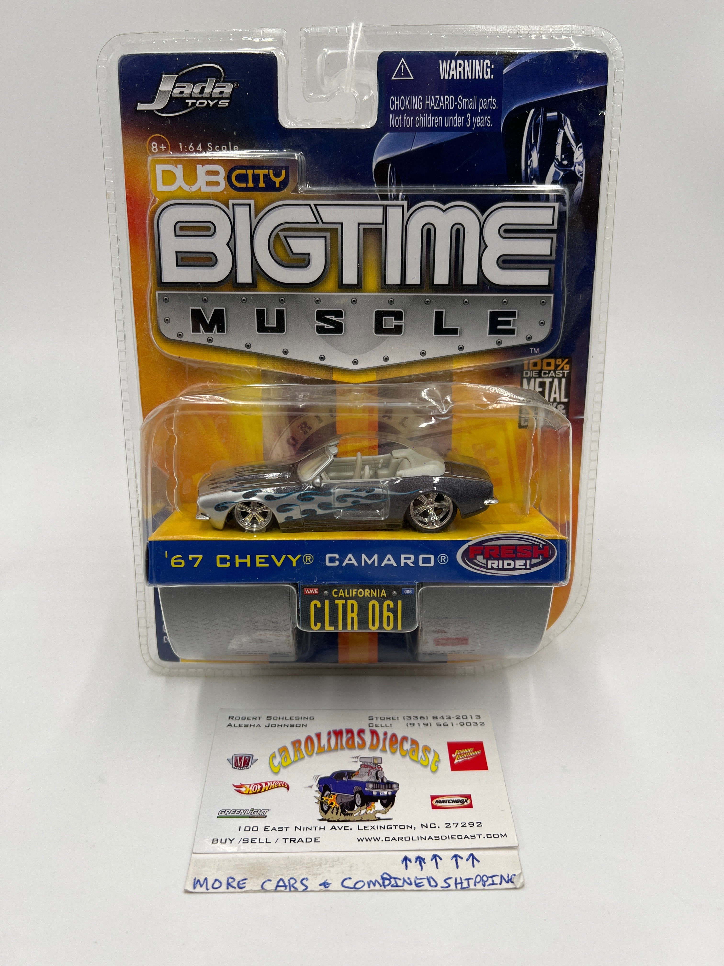 Jada Dub City Big Time Muscle Wave 6 #61 67 Chevy Camaro