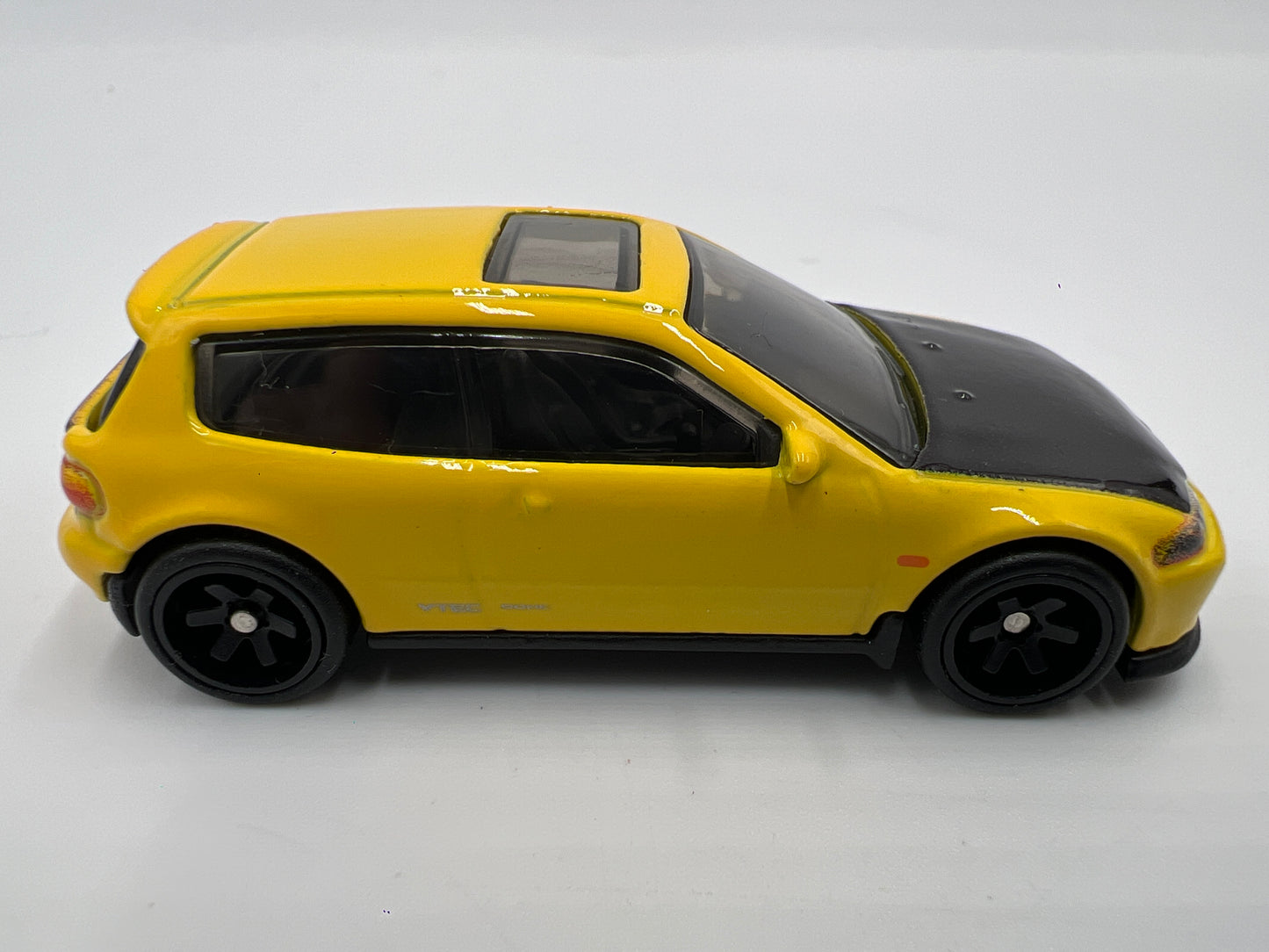 Hot Wheels 1/64 Premium Diorama Set Honda Civic EG Yellow Loose