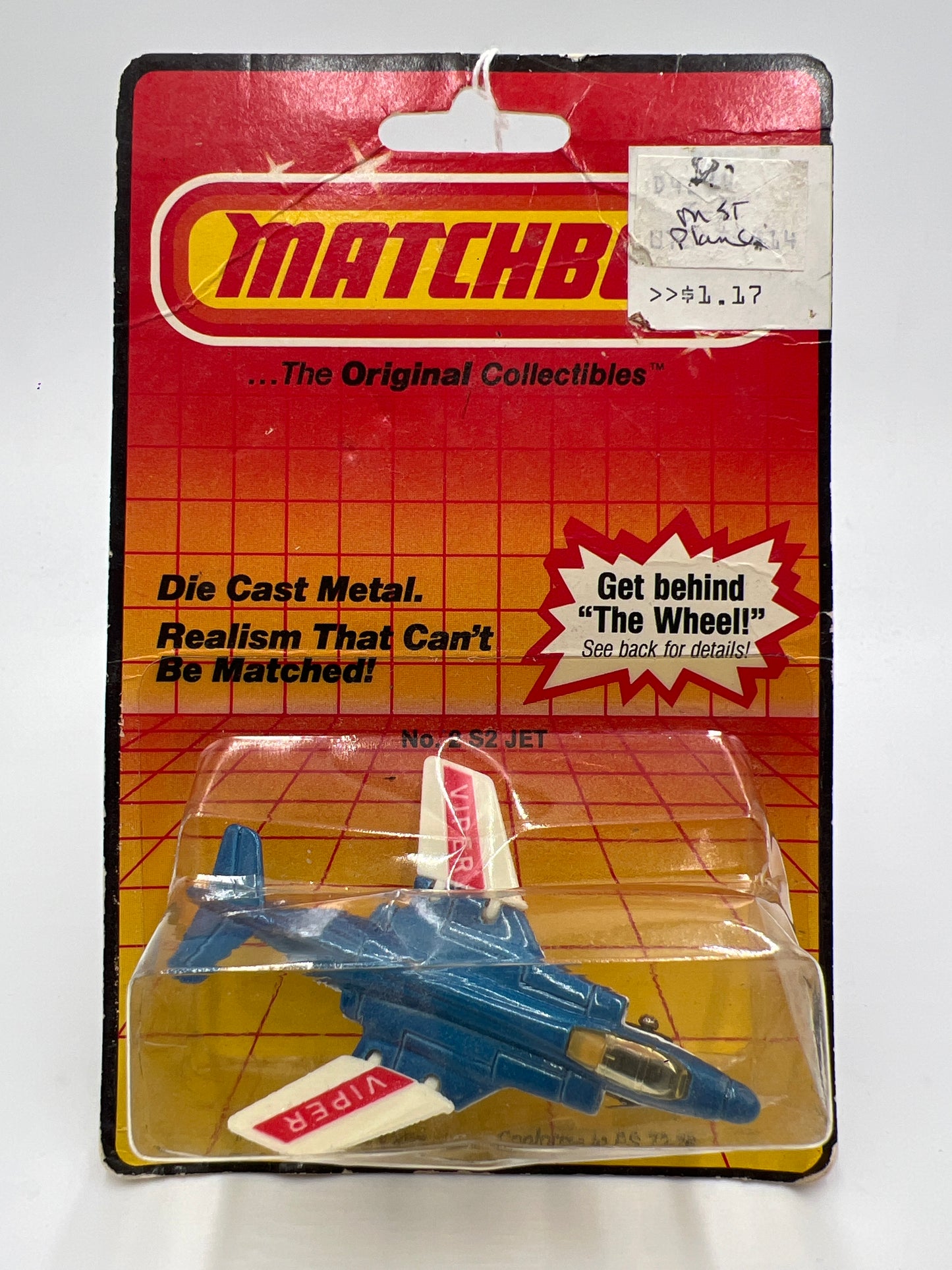 Matchbox #2 S2 Jet Viper (Card Not Perfect) VV3