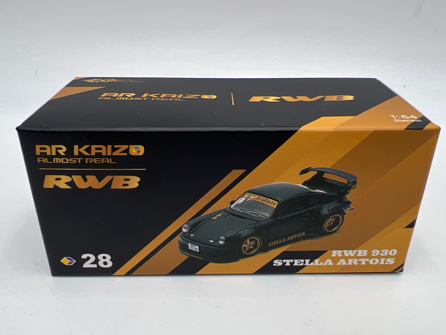 Almost Real Kaizo #28 Porsche RWB 930 Stella Artois Matte Black