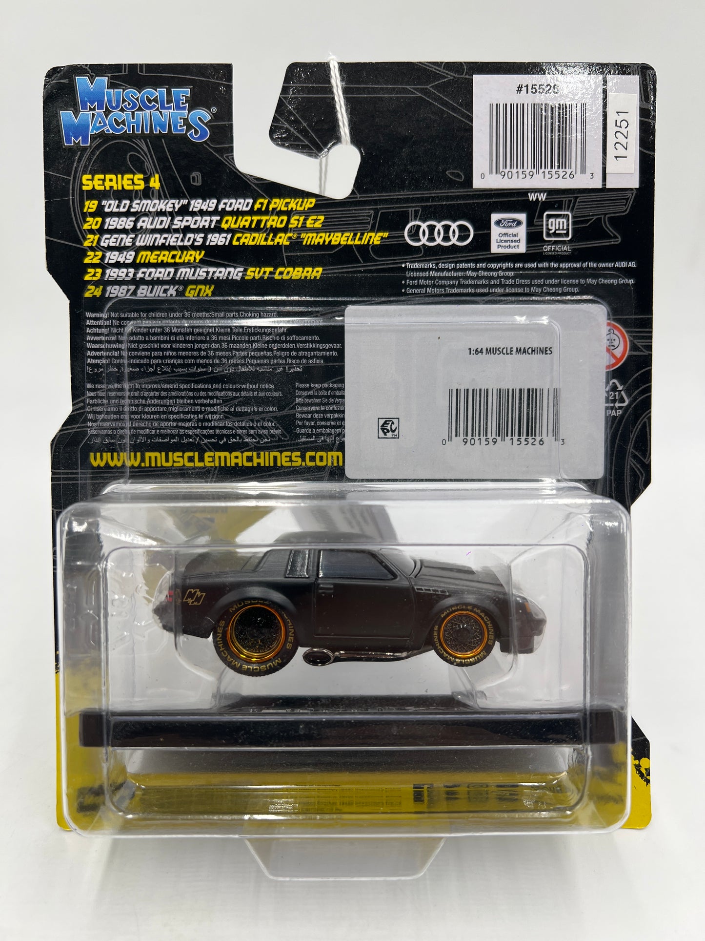 Muscle Machines Series 4 #24 CHASE 1987 Buick GNX SR