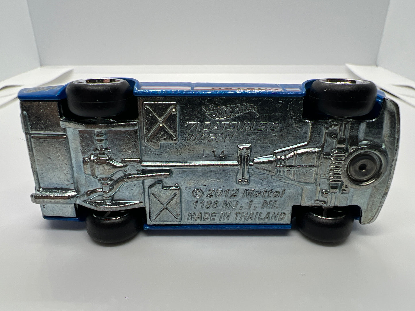 Hot Wheels 1/64 Premium 50th Favorites Set 71 Datsun 510 Wagon Blue Loose