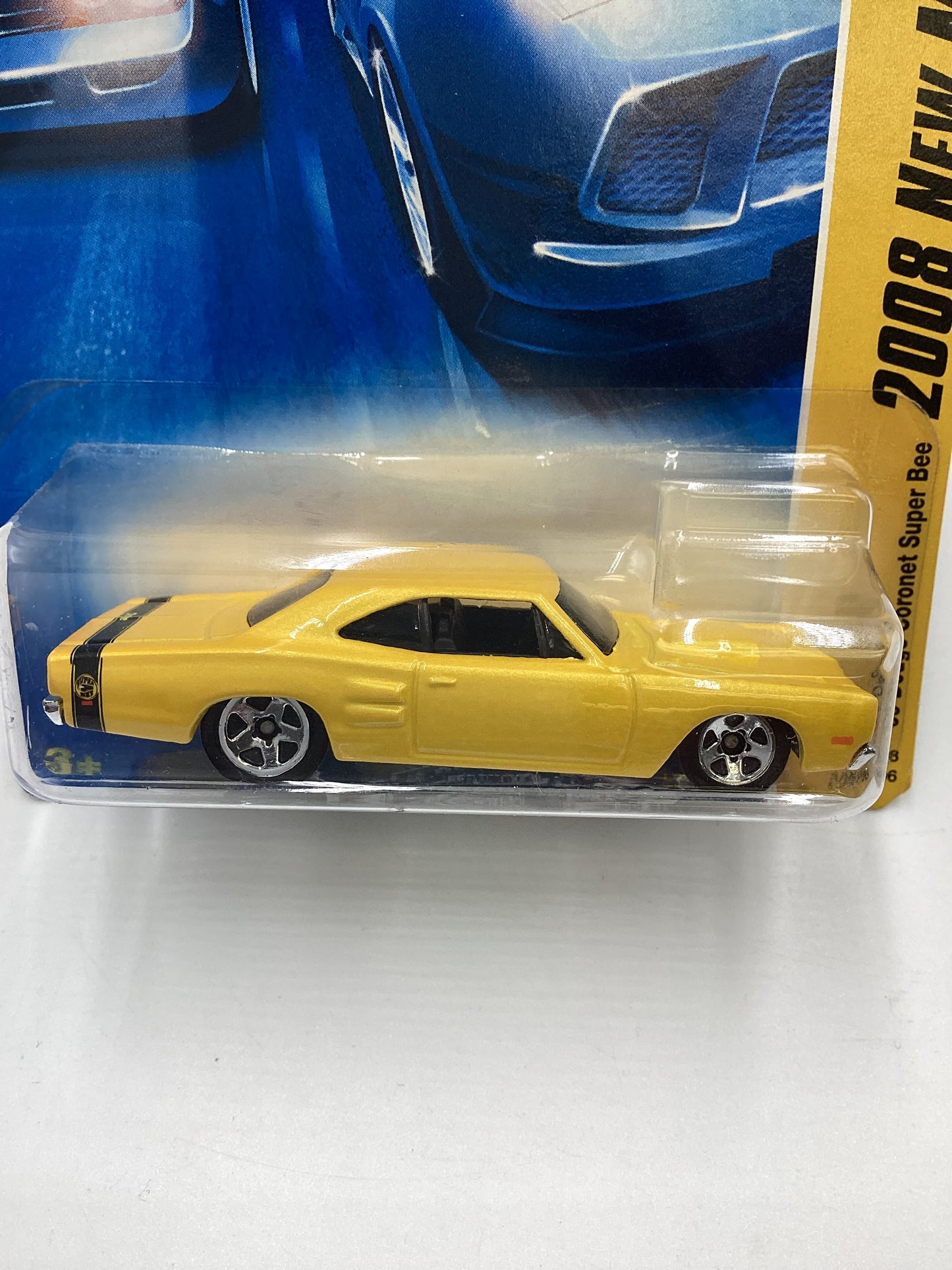 2008 Hot Wheels New Models #5 69 Dodge Coronet Super Bee Light Yellow 51E