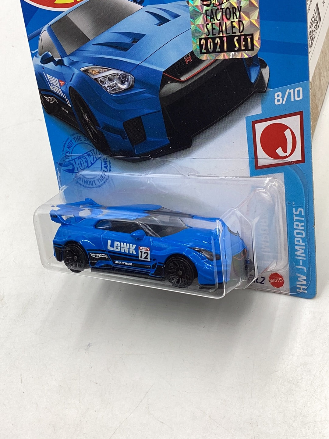 2021 hot wheels #204 LB Silhouette Works GT Nissan 35GT-RR Ver 2 factory sealed with protector