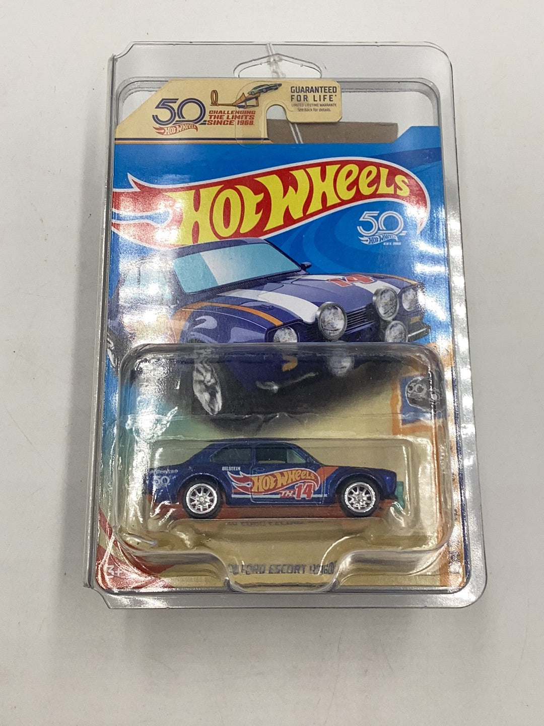 2018 hot wheels super treasure hunt 70 Ford escort RS1600 W/Protector