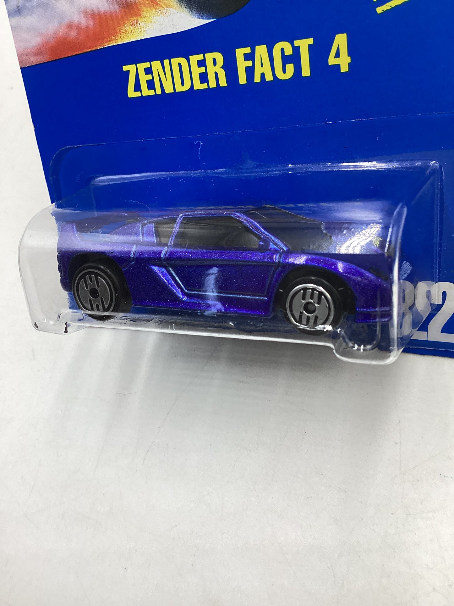 Hot Wheels Blue Card Collector No. 228 Zender Fact 4 Blue UH Chrome Wheels 237H