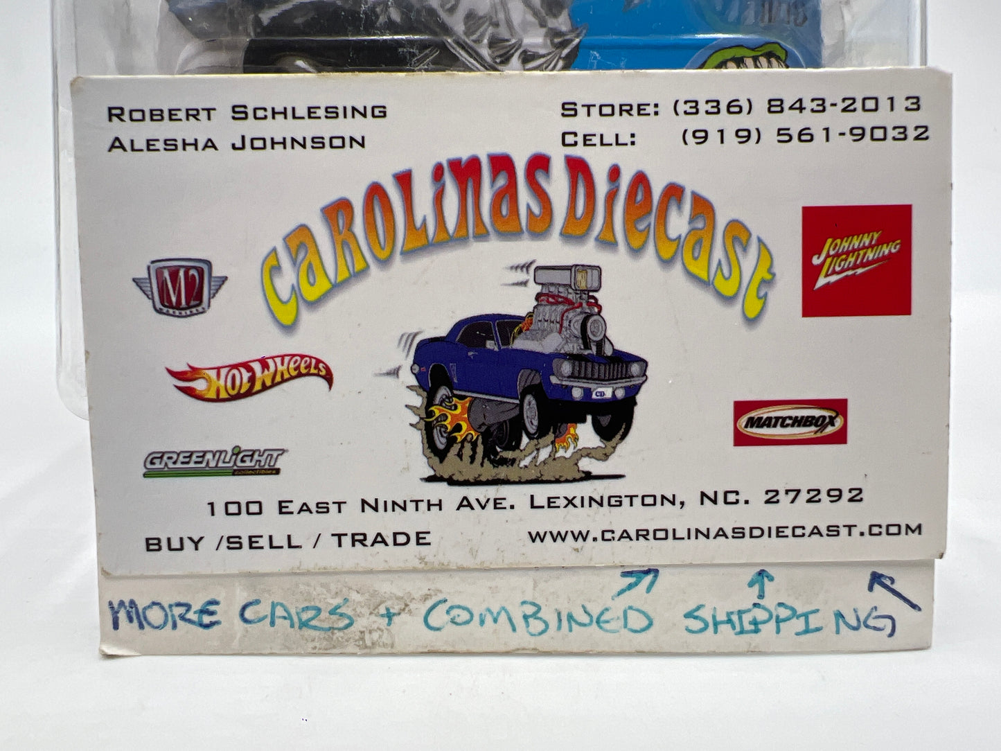 2016 Hot Wheels Street Beasts #208 Shark Bite Blue W/Protector Cracked Blister