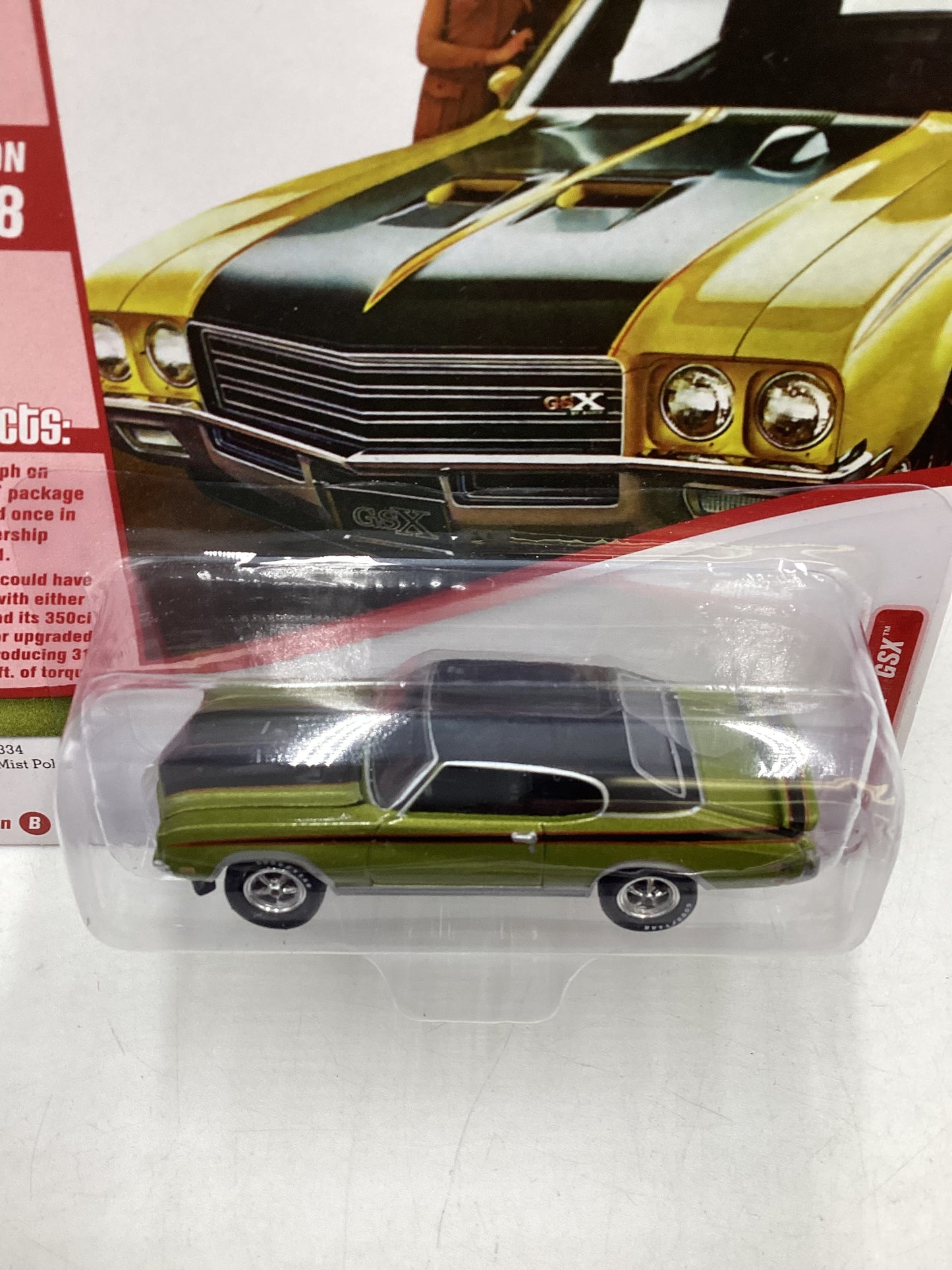 Johnny Lightning Muscle Cars USA 1971 Buick GSX Green 229B