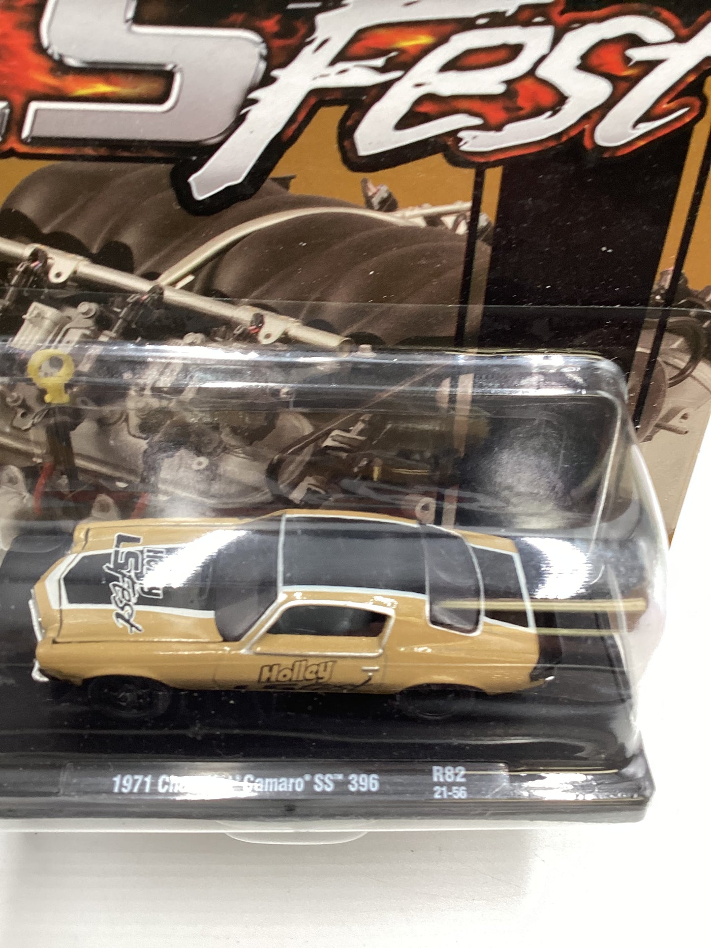 M2 Machines Auto Driver Holley LS Fest 1971 Chevrolet Camaro SS 396 Brown R82 192i