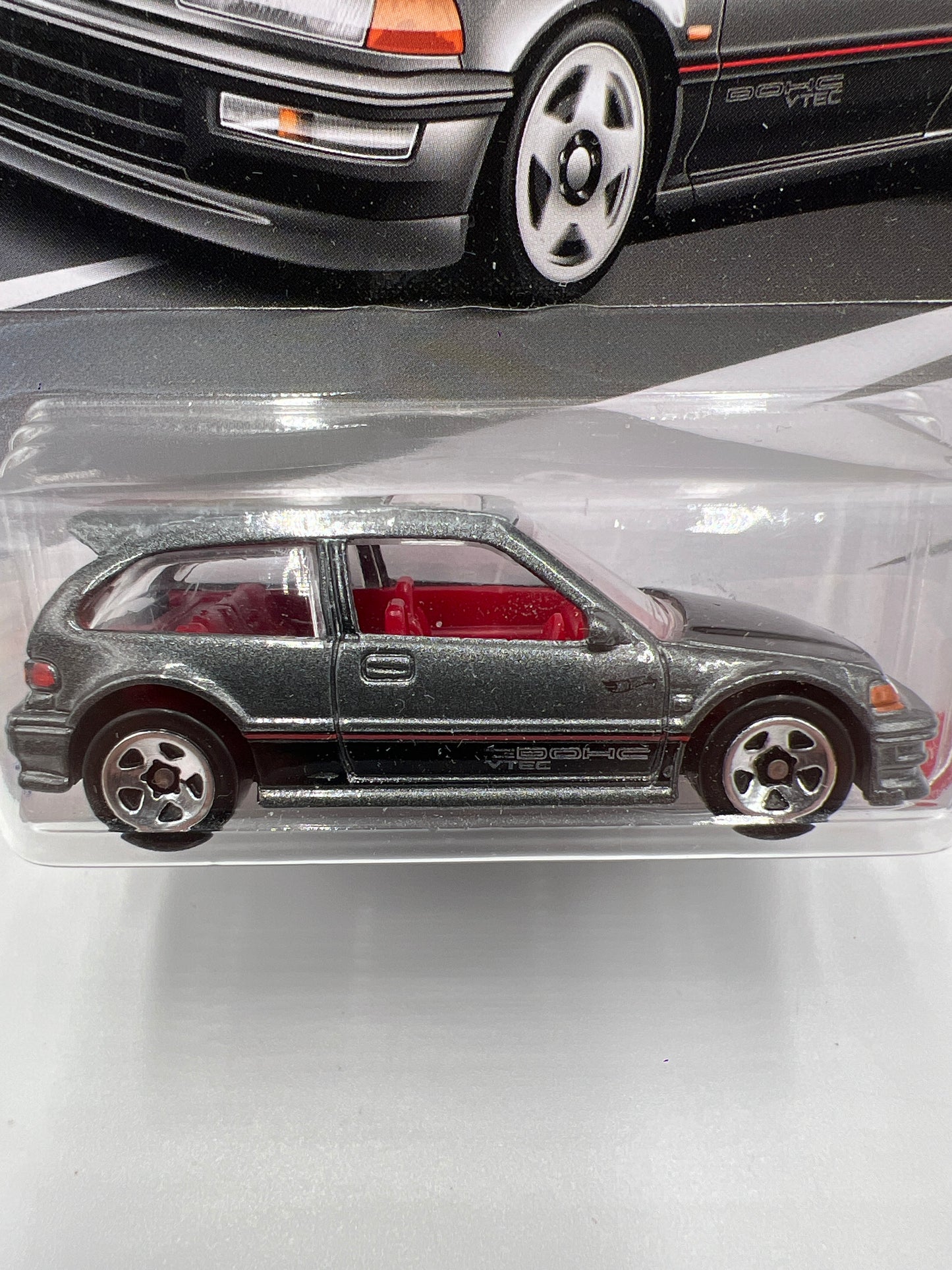 2022 Hot Wheels Honda Civic Anniversary Series #1 90 Honda Civic EF Gray 155E