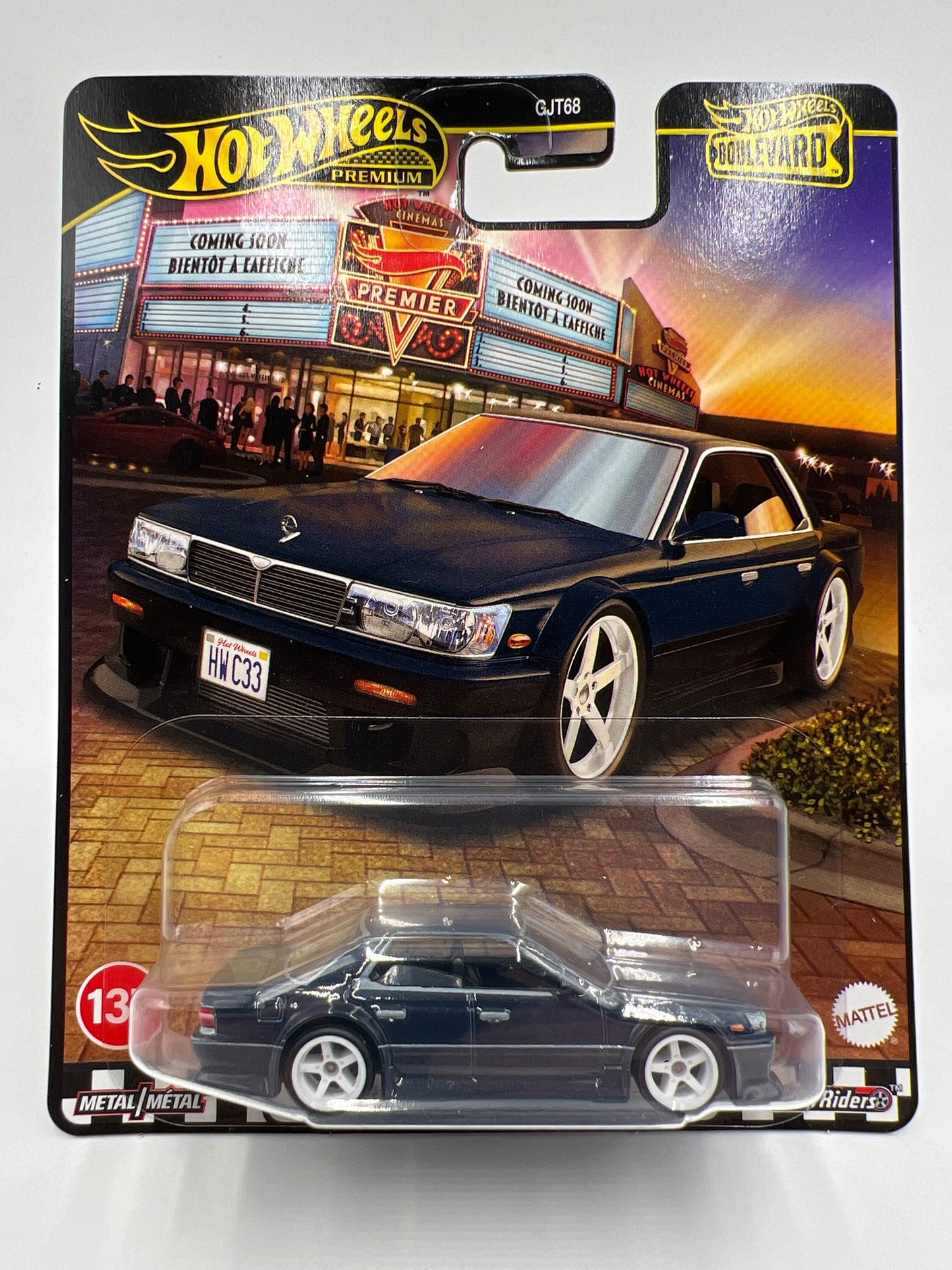 2025 Hot Wheels Premium Boulevard #137 Nissan Laurel C33 Dark Blue 260A