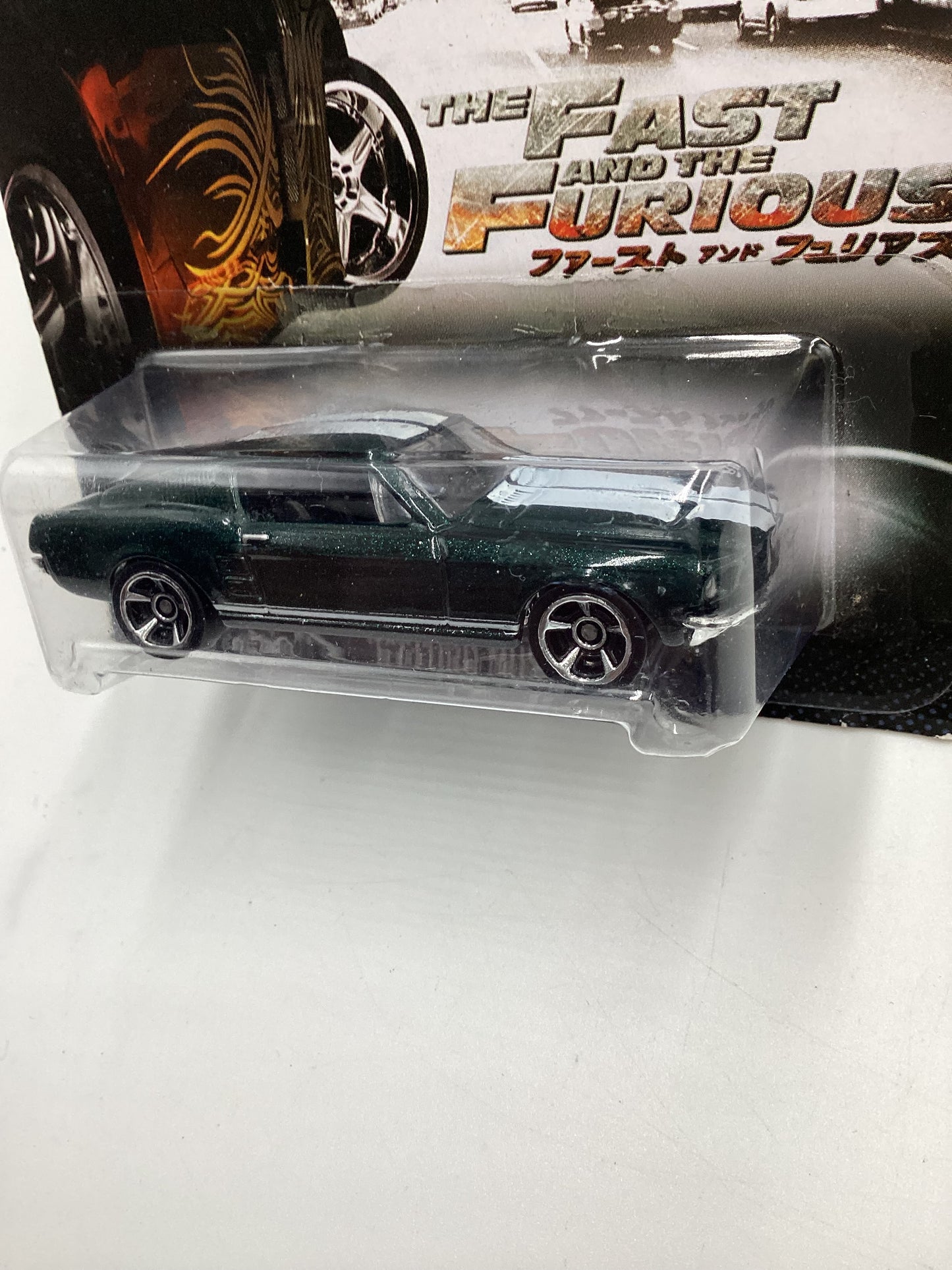 2014 Hot Wheels Fast and Furious #4 67 Ford Mustang Green 74G