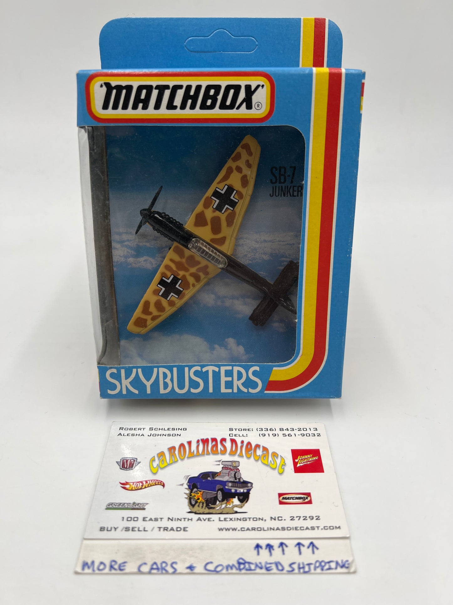 Matchbox Skybusters SB-7 Junkers 870 Unpunched