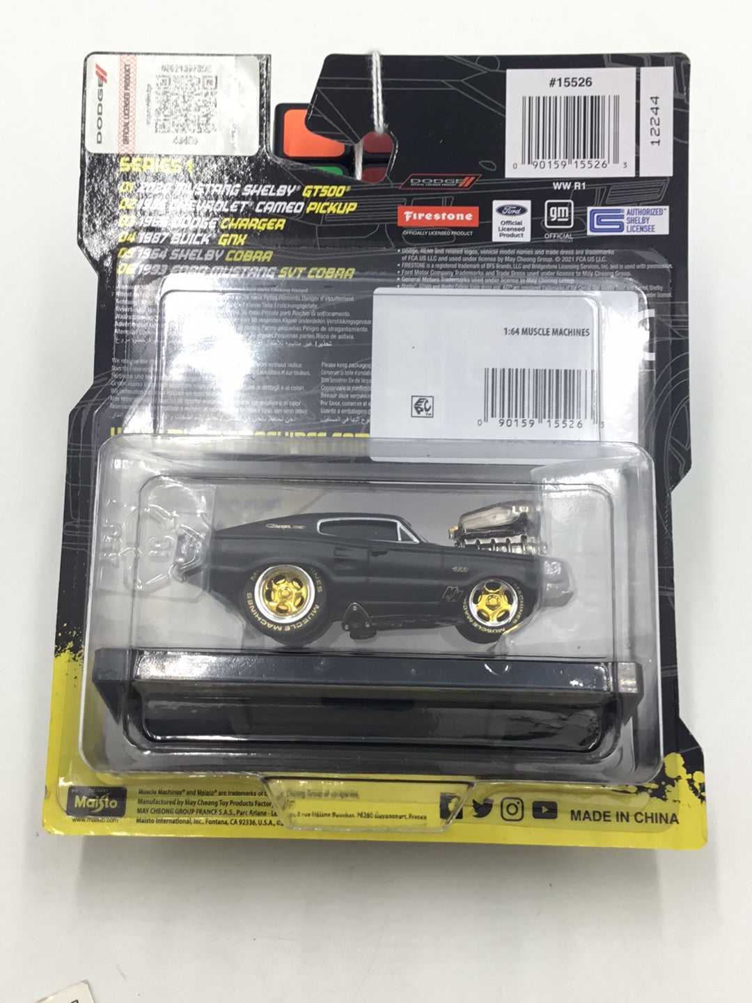 Muscle machines model #03 1966 Dodge Charger Chase