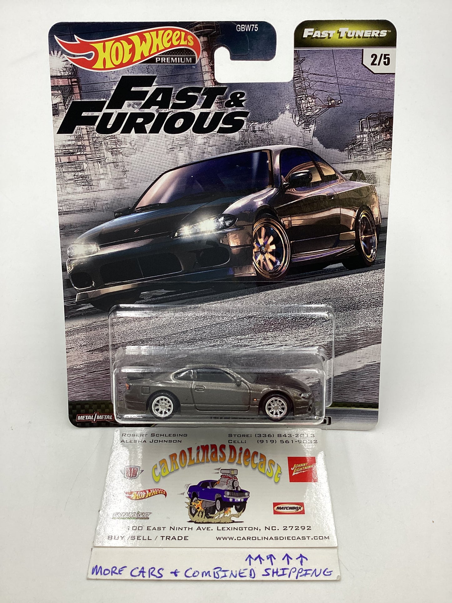 Hot wheels Fast and furious Fast Tuners #2 Nissan Silvia S15 with protector