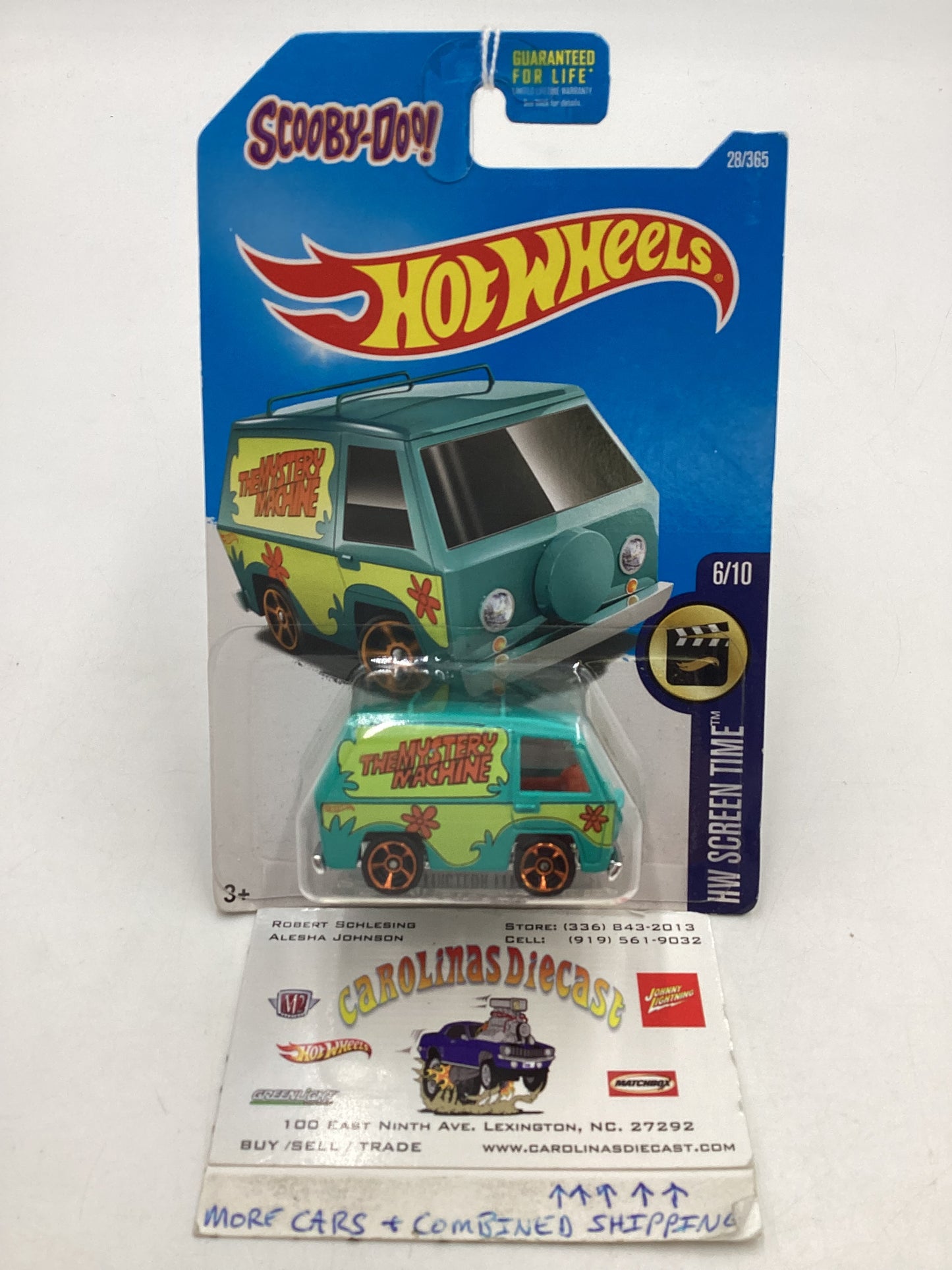 2017 Hot wheels #028 The Mystery Machine 113B