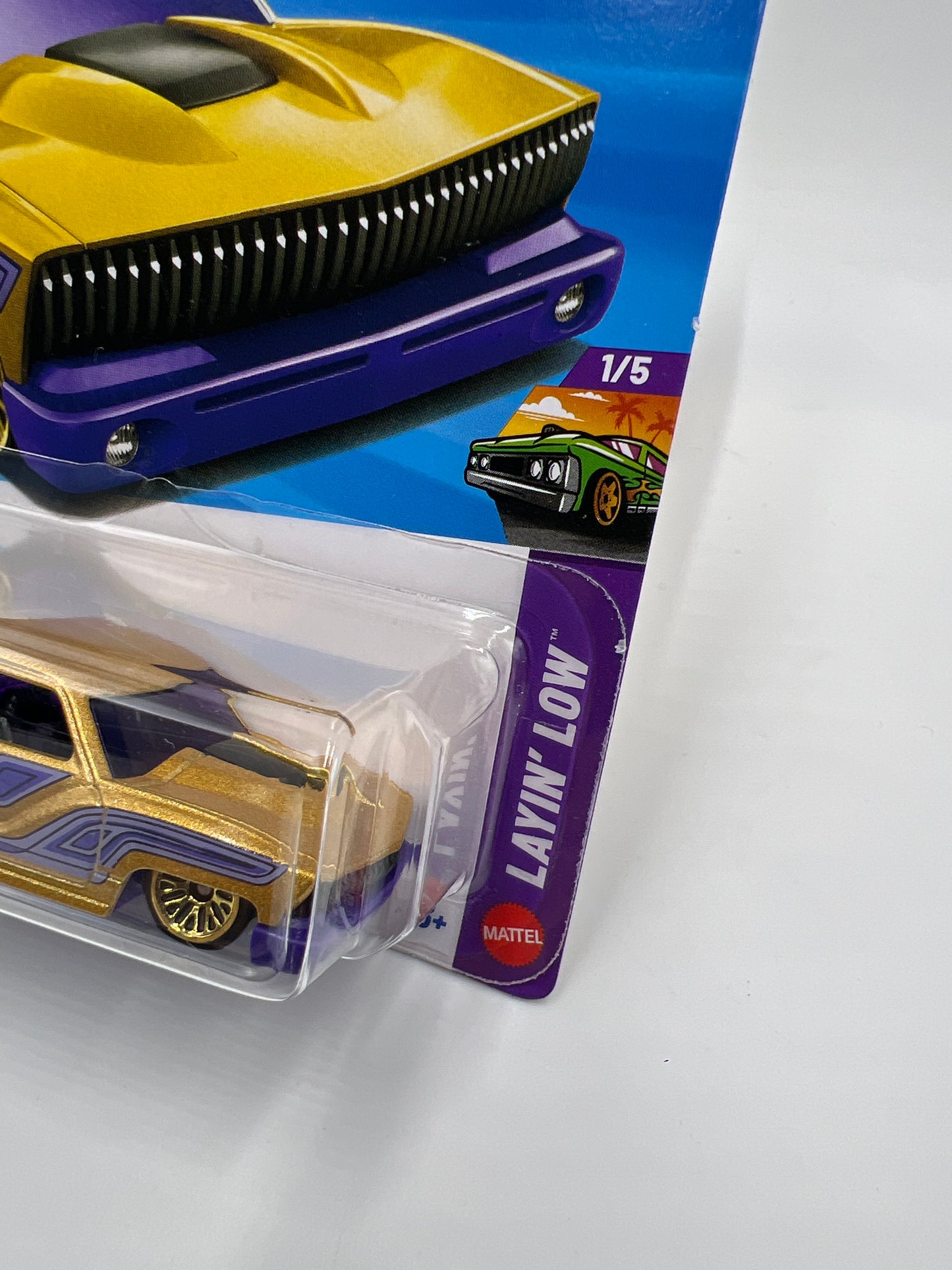 2026 Hot Wheels A Case Layin Low #17 Bounce’N Bass Gold 113i