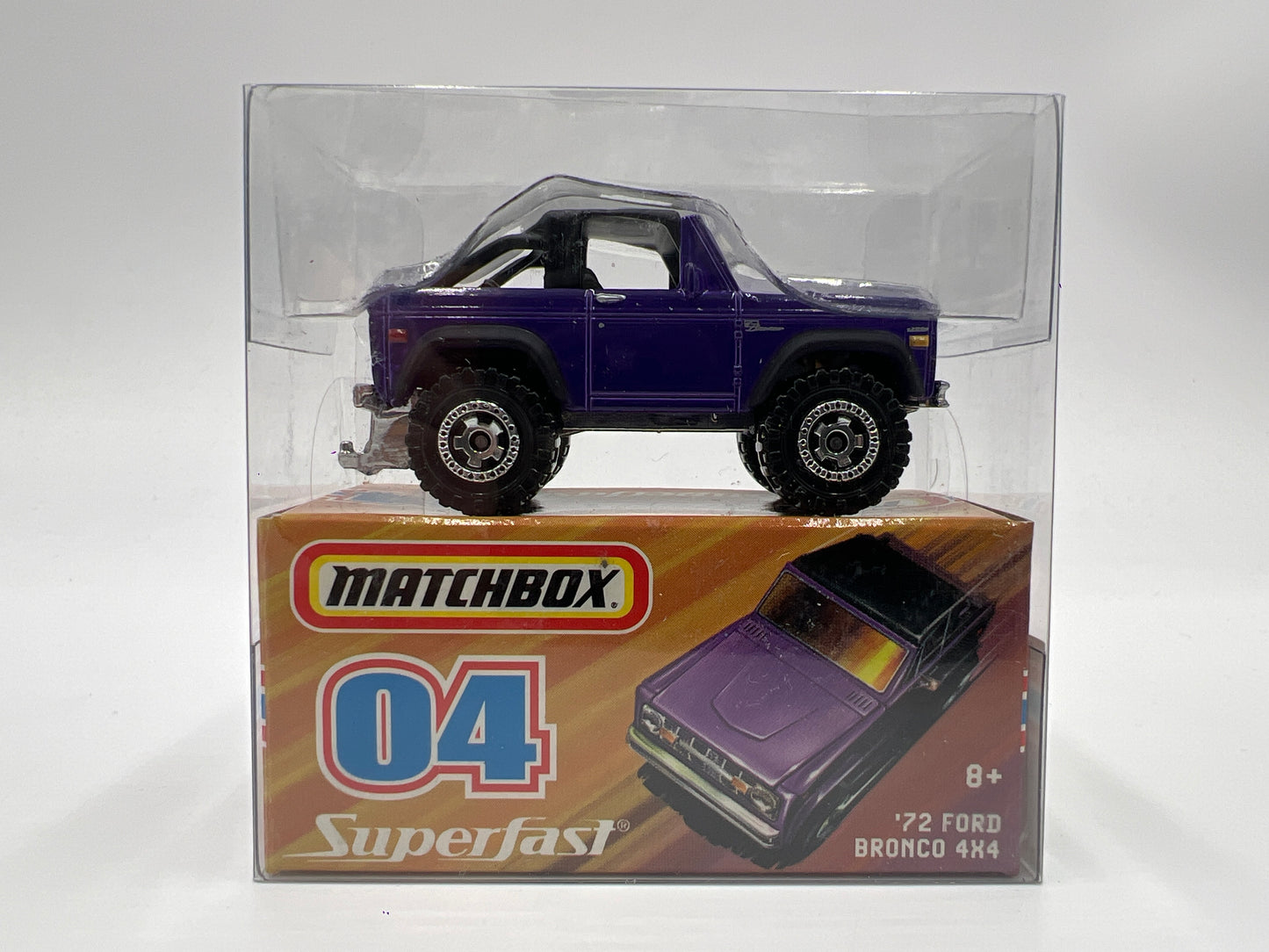 Matchbox Superfast #4 72 Ford Bronco 4x4 Purple