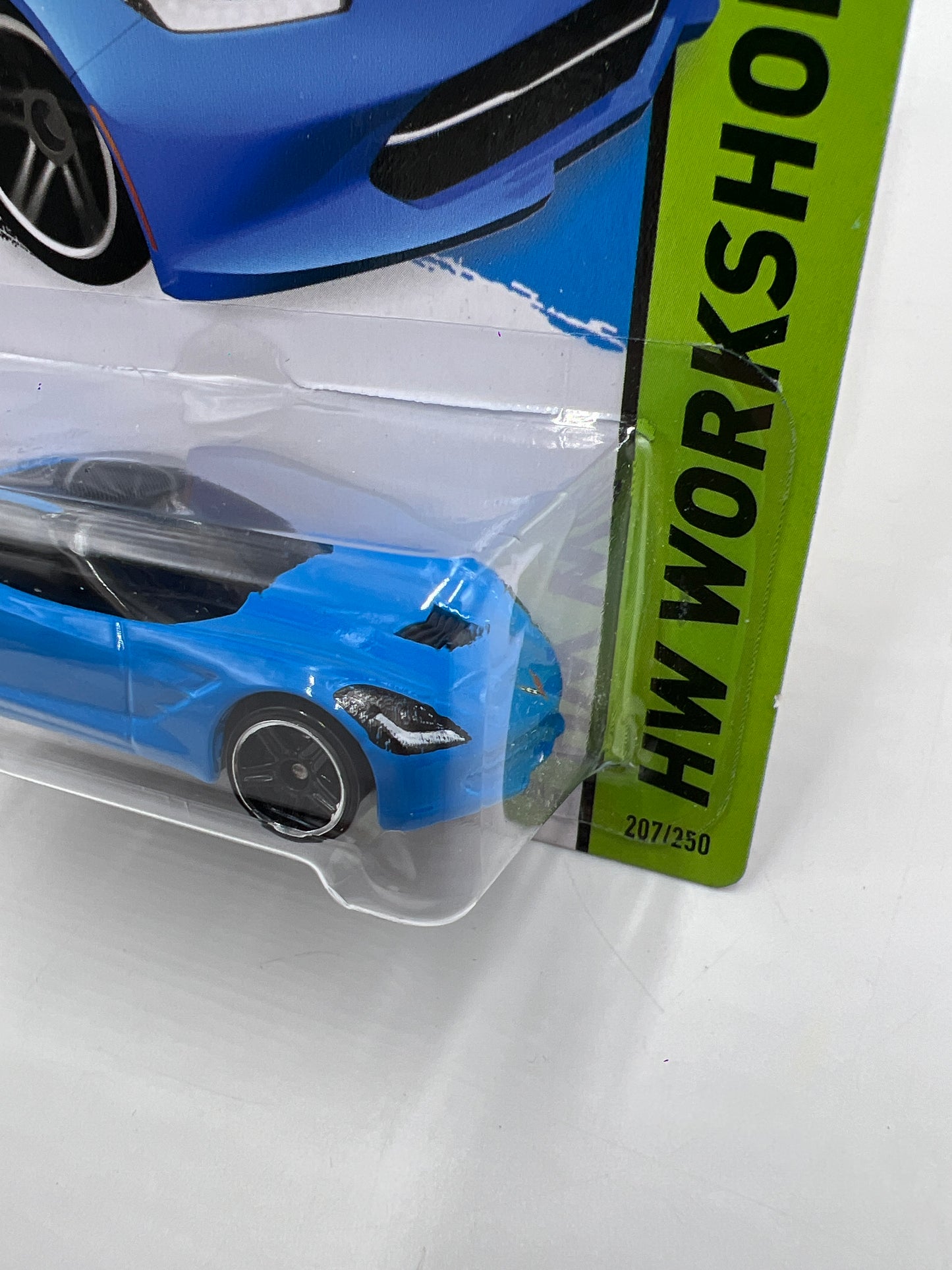 2014 Hot Wheels Workshop #207 2014 Corvette Stingray Blue