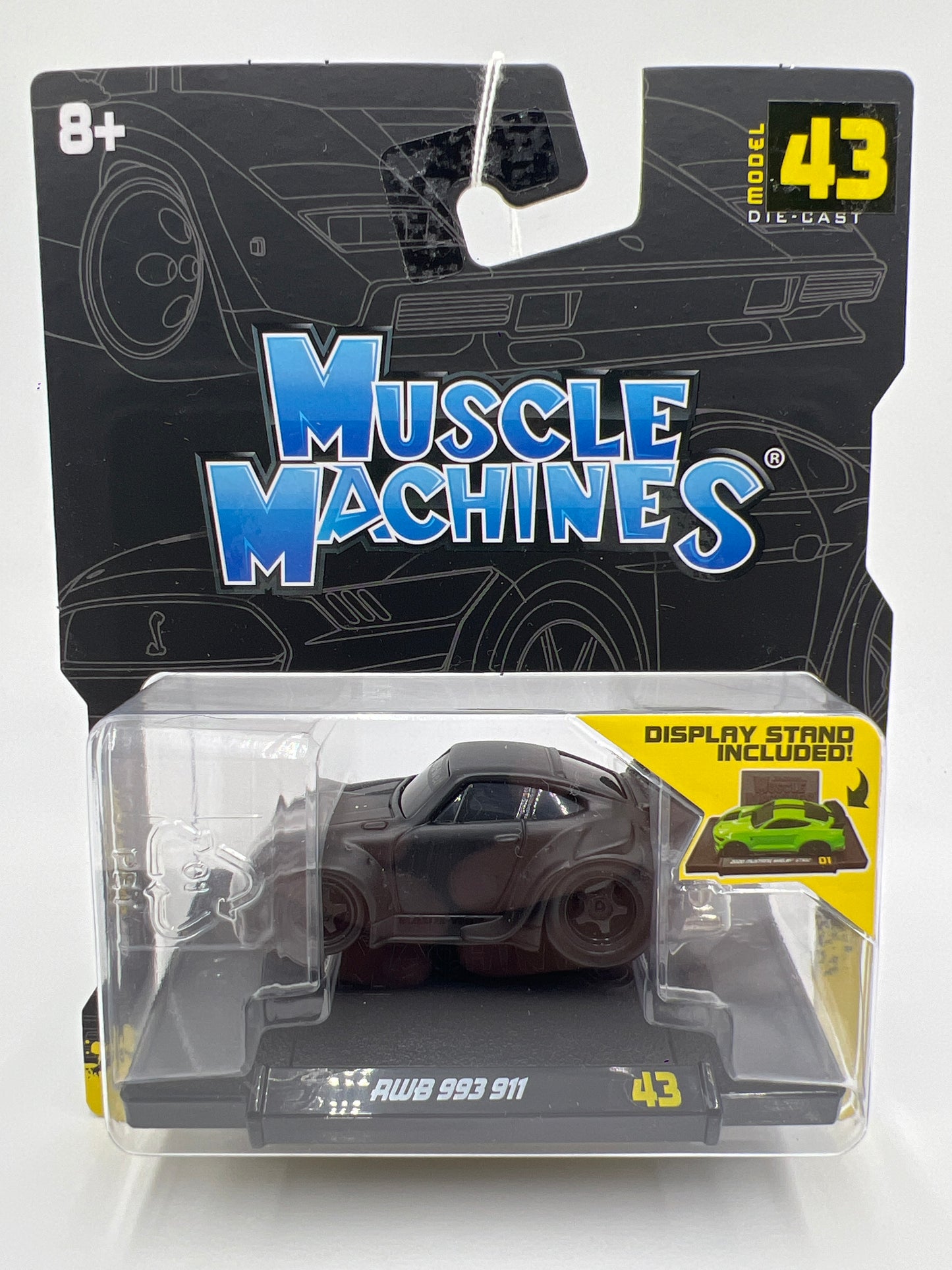 Muscle Machines Blackout Edition Series 8 #43 RWB 993 911 Matte Black SR