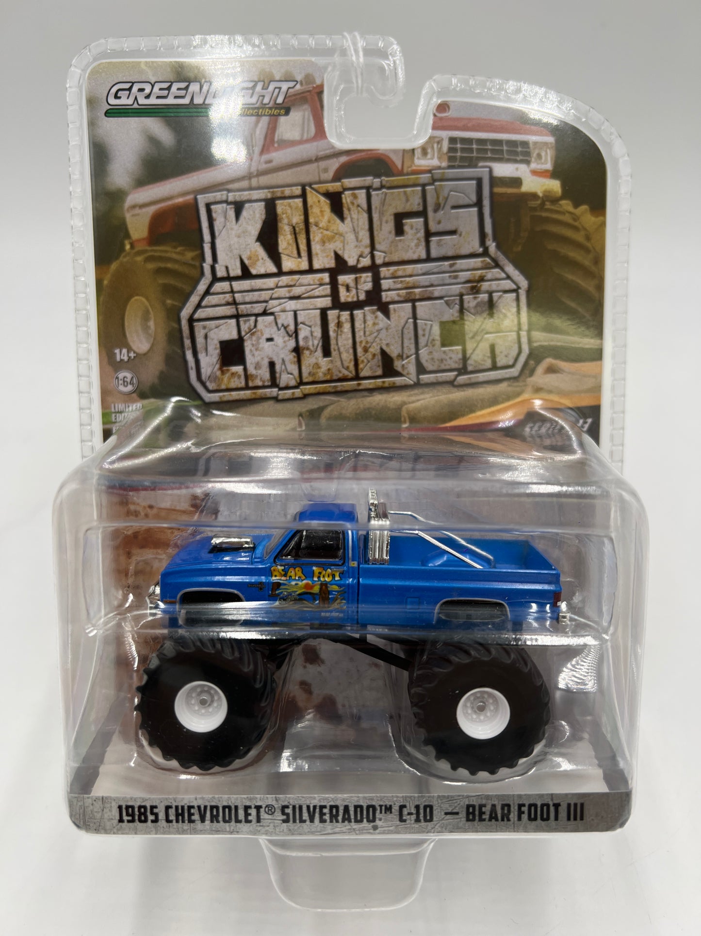 Greenlight Kings of Crunch Series 13 1985 Chevrolet Silverado C-10 Bear Foot III 216E