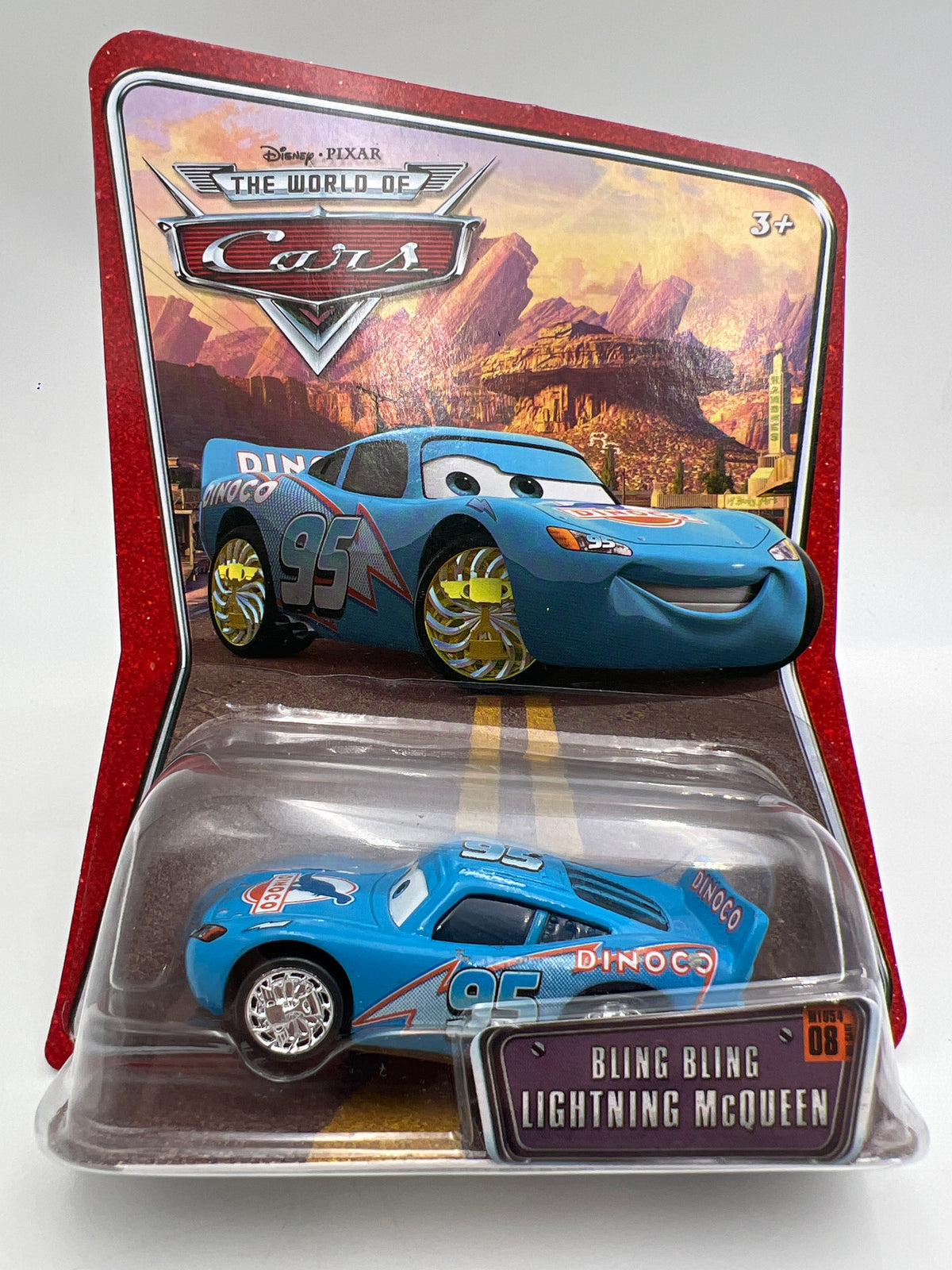 Disney Pixar The World Of Cars #8 Bling Bling Lightning McQueen 137A