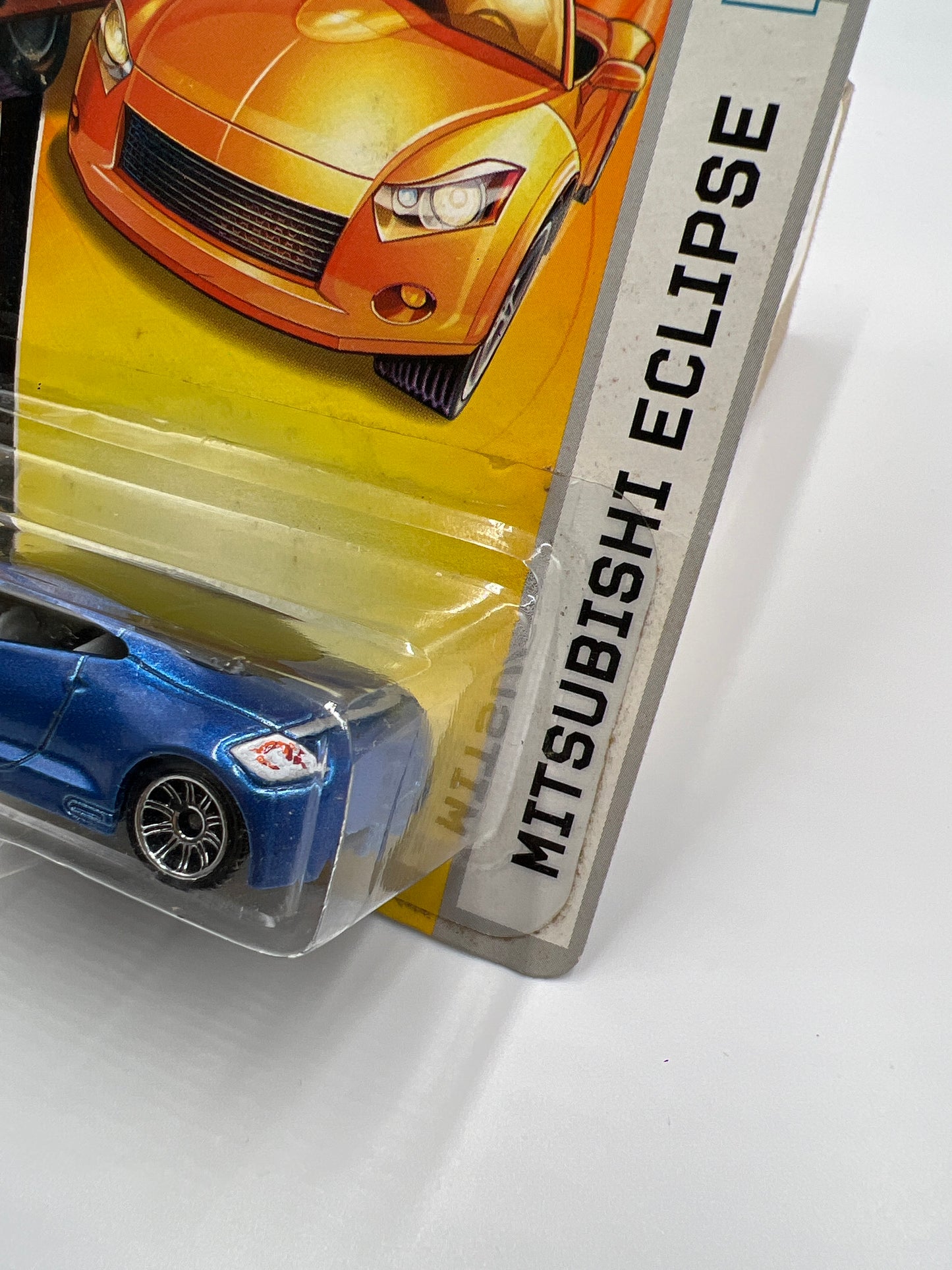 Matchbox MBX Metal #2 Mitsubishi Eclipse Blue Bad Card 207G