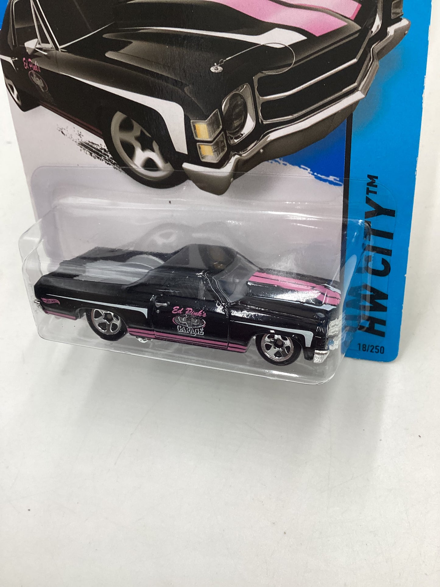 2015 Hot wheels HW City #18 71 El Camino Black 14G