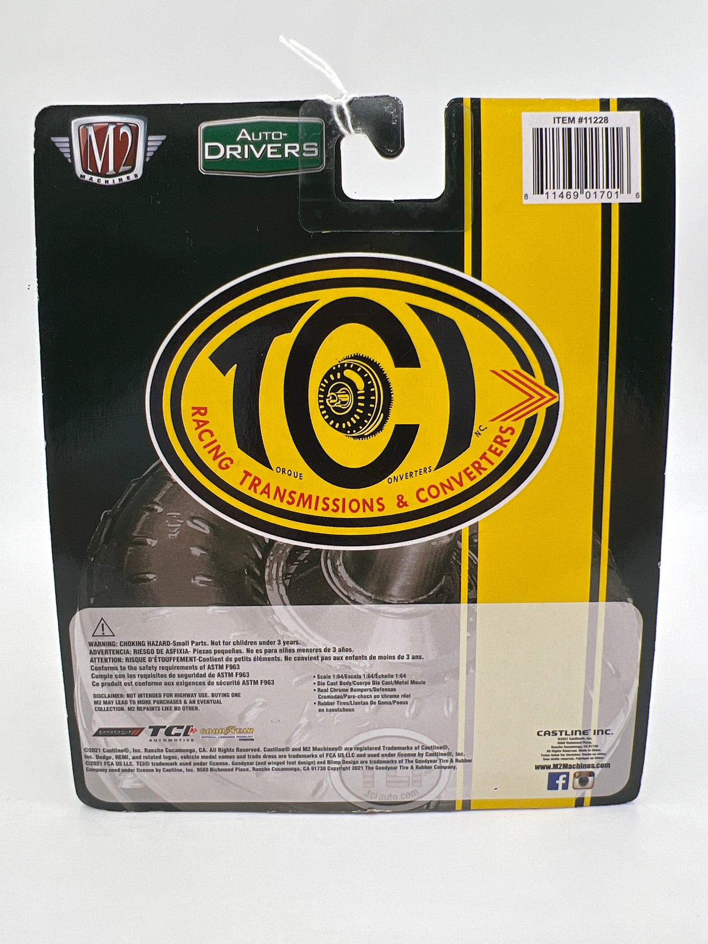 M2 Machines Auto-Drivers CHASE TCI 1970 Dodge Super Bee 440 Green R78