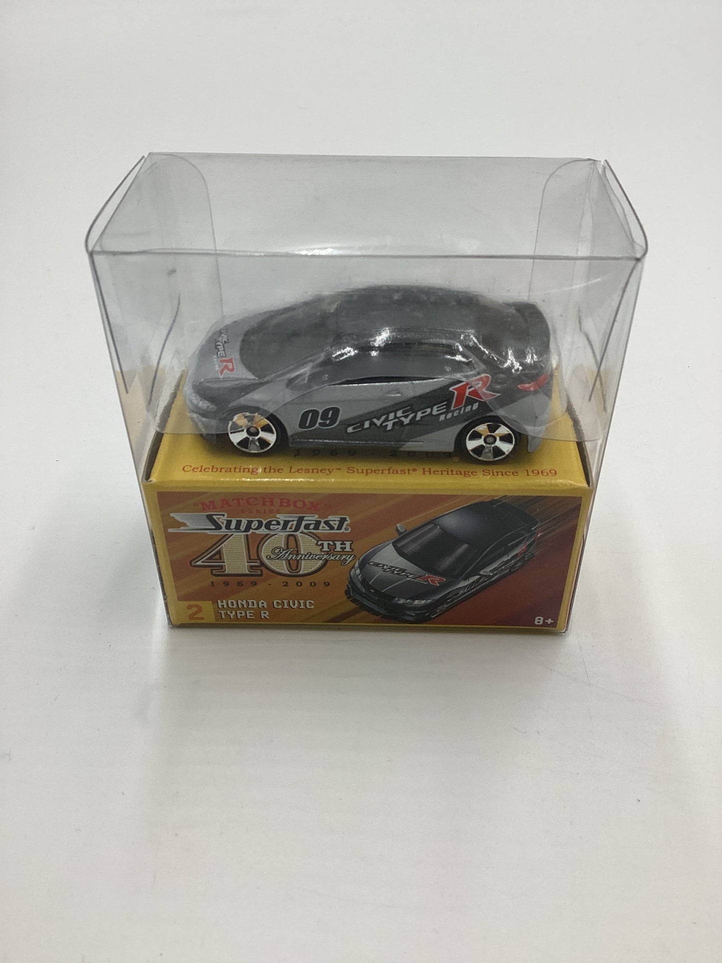 Matchbox 40th Anniversary Superfast #2 Honda Civic Type R Silver