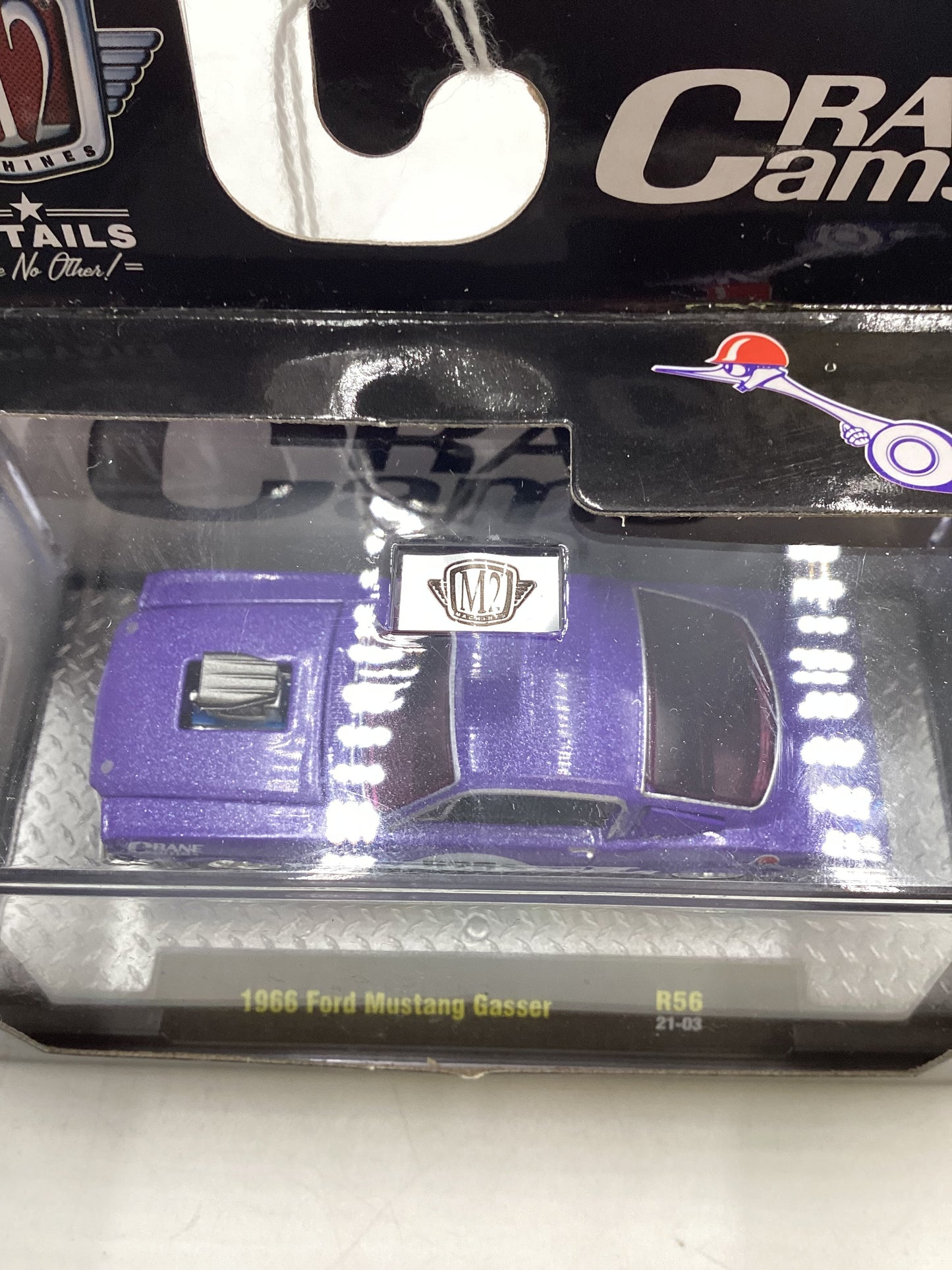 M2 Machines 1966 Ford Mustang Gasser Purple Crane Cams R56