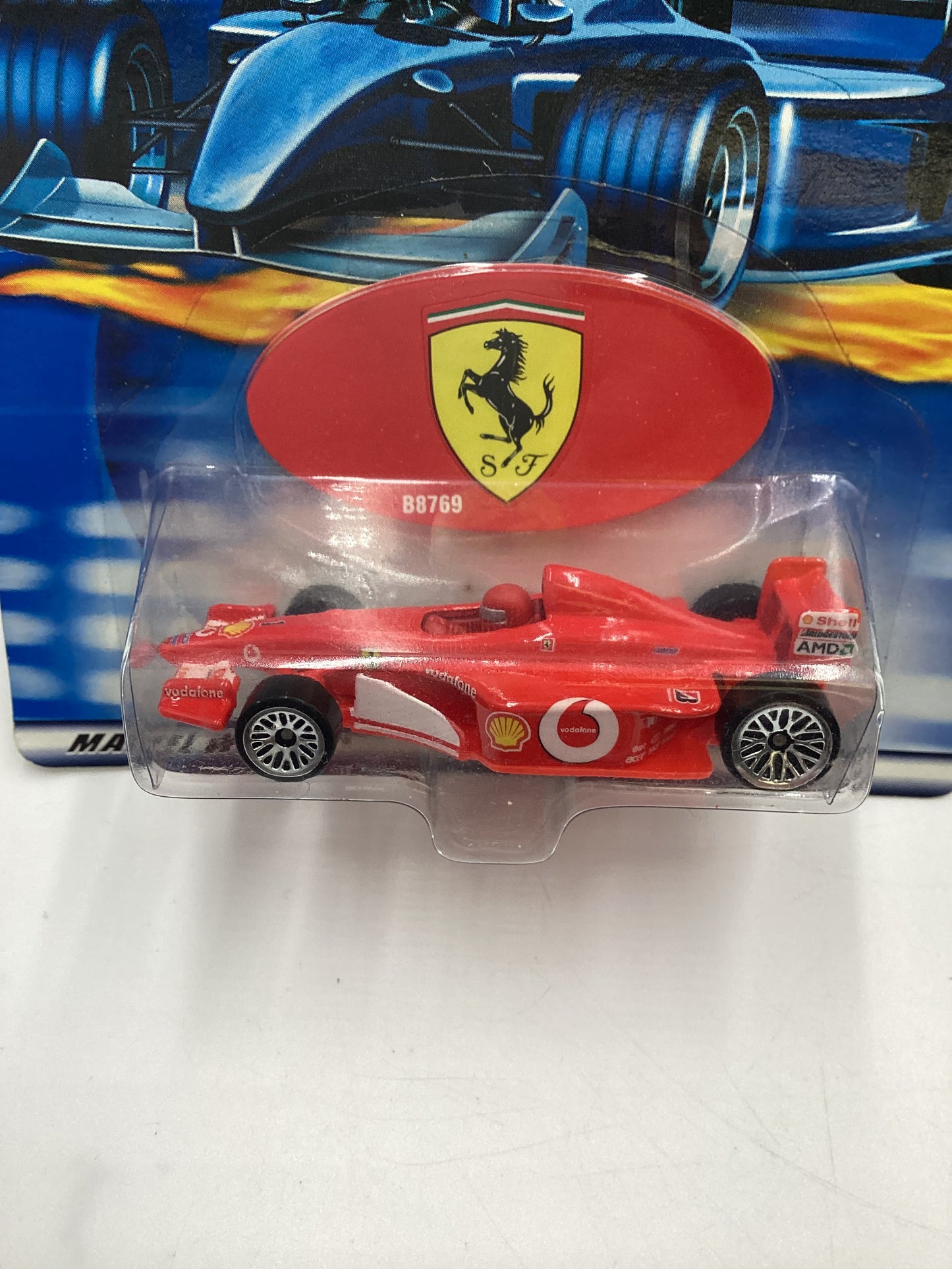 hot Wheels Ferrari Grand Prix B8769 Ferrari Formula 1 with driver red & protector