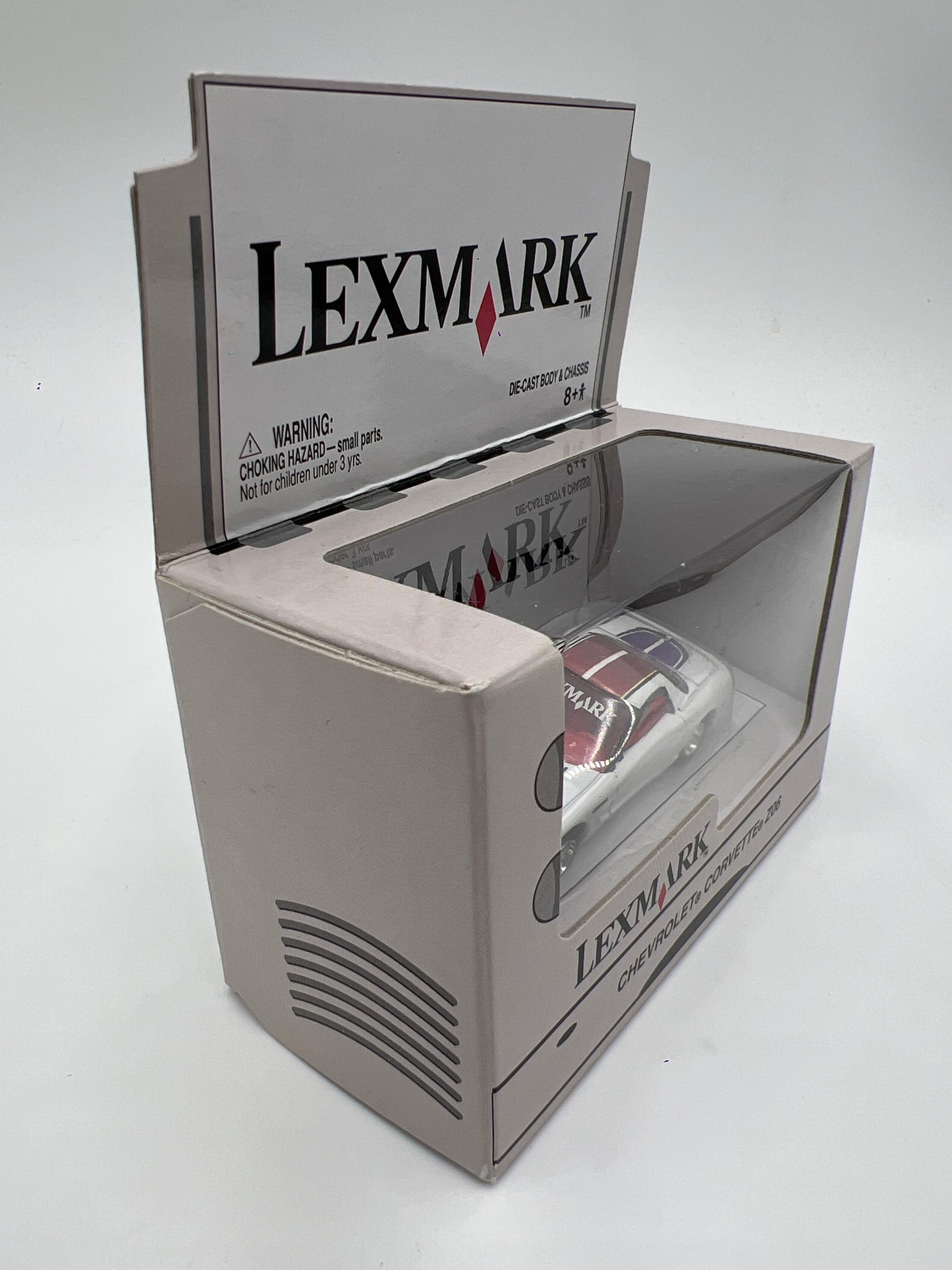 Johnny Lightning Lexmark Chevrolet Corvette Z06 White