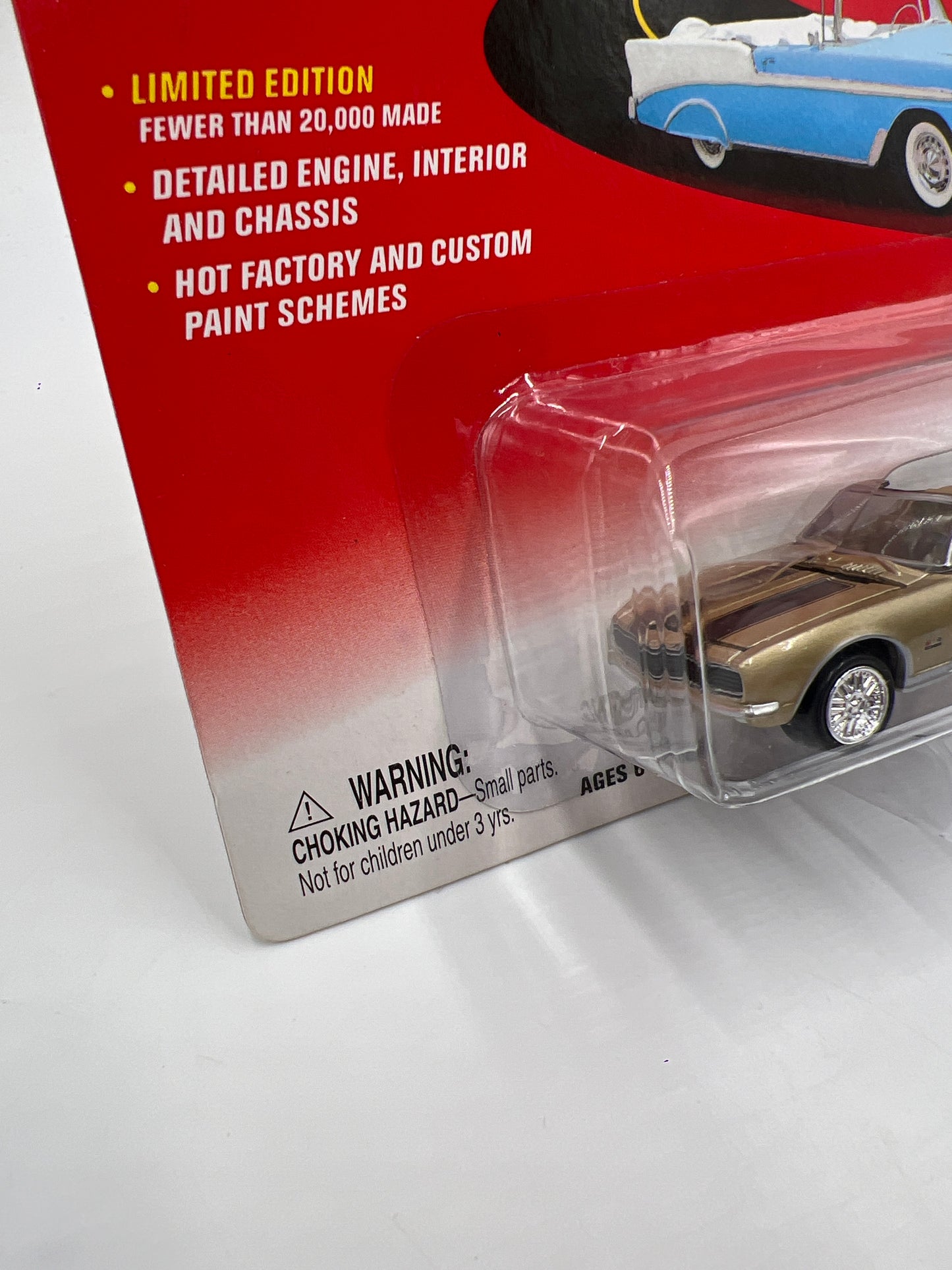 Johnny Lightning Ragtops 1967 Camaro Convertible Gold 220F