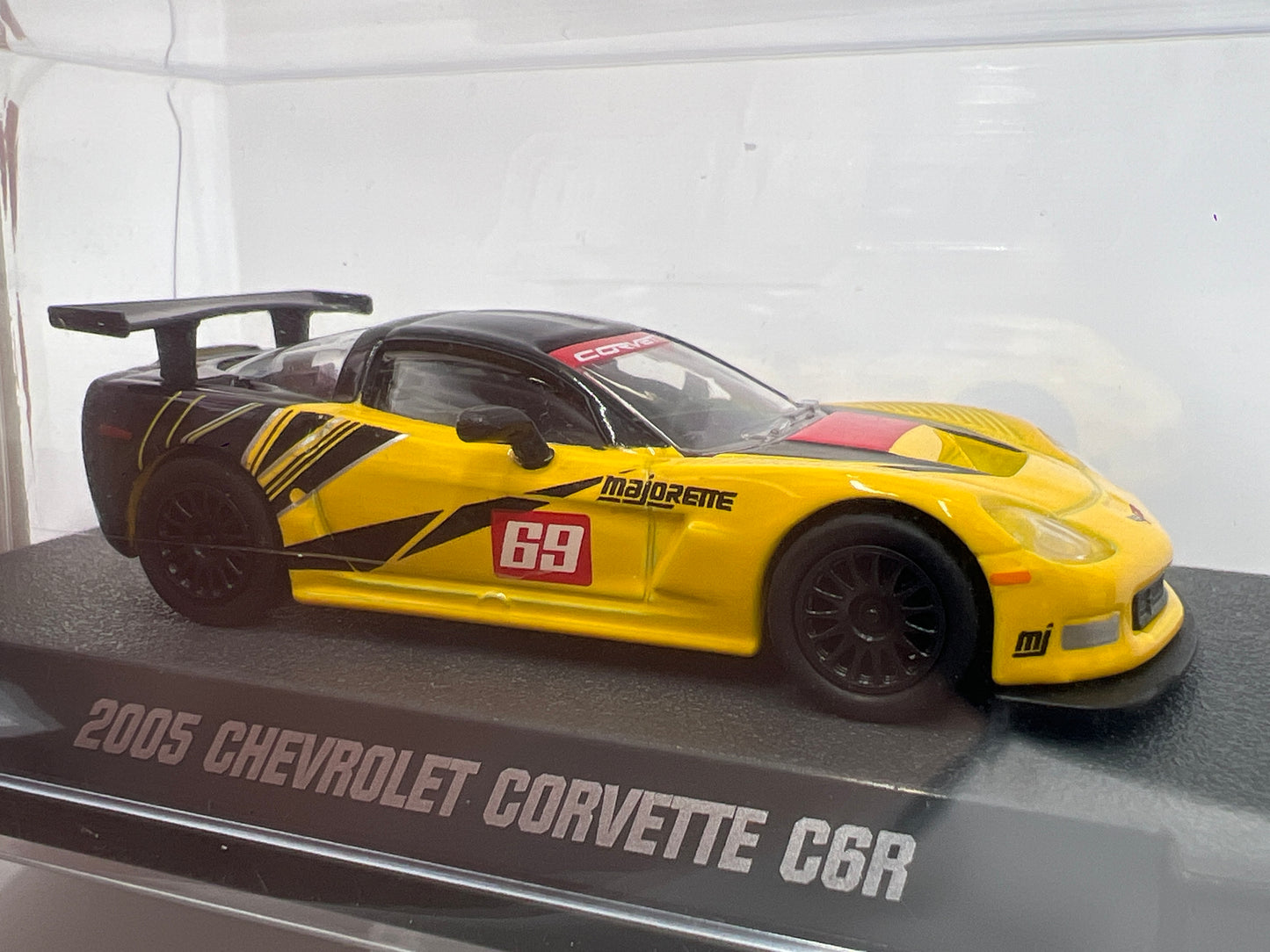 2025 Majorette Metal Collection Series 2005 Chevrolet Corvette C6R Yellow/Black SR