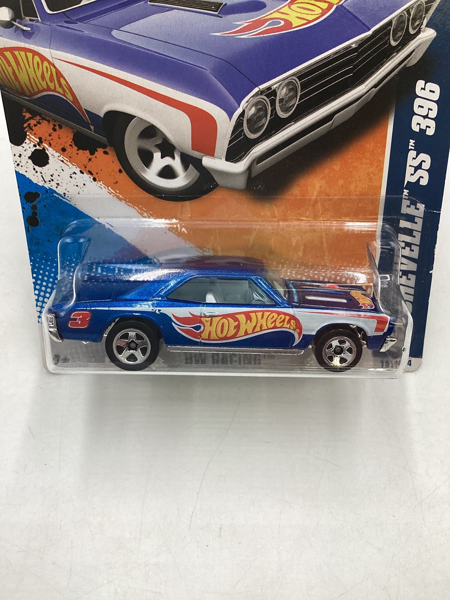 2011 Hot wheels #151 67 Chevelle SS 396 Blue 11G