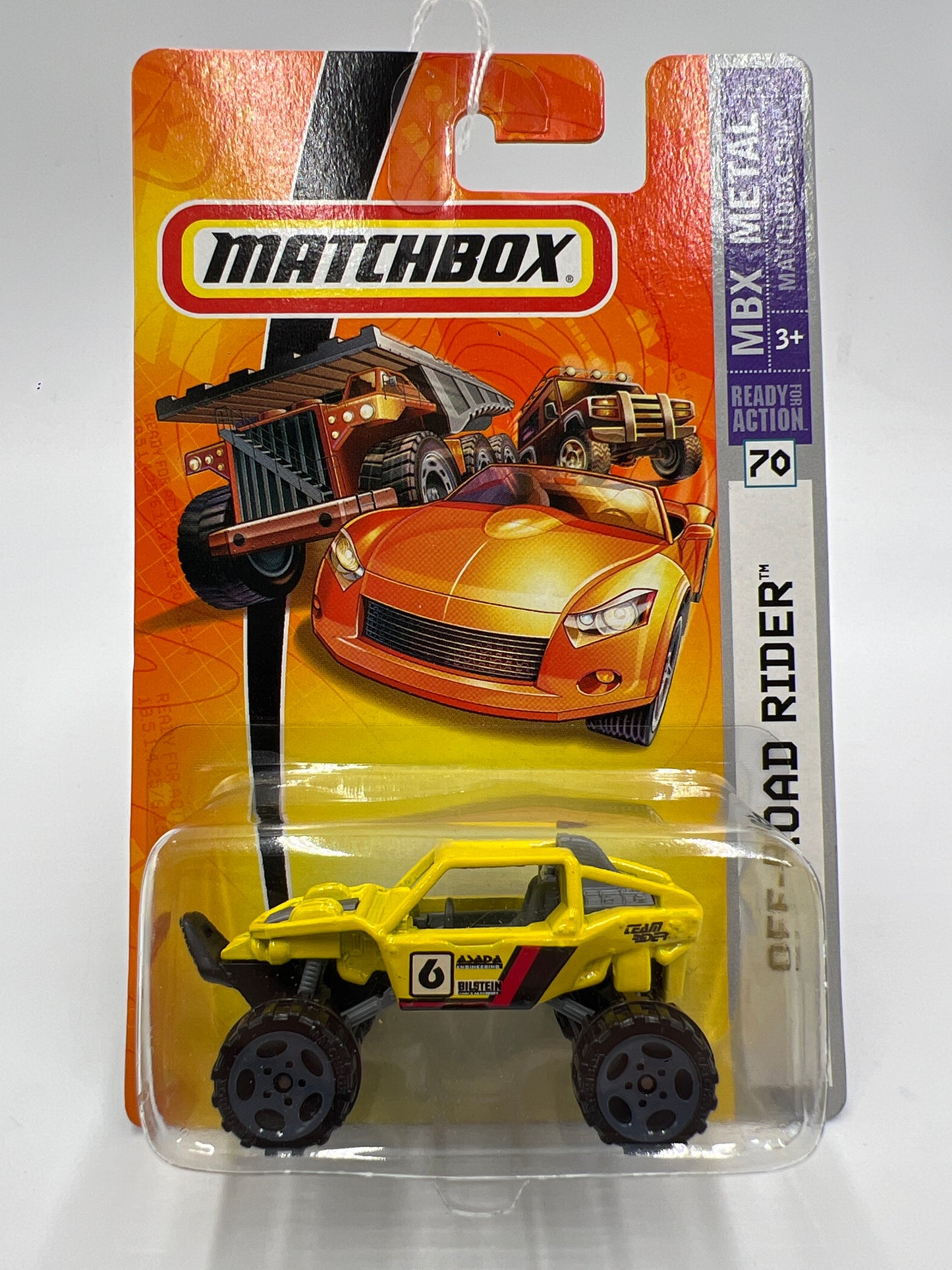 Matchbox MBX Metal #70 Off-Road Rider Yellow 209H