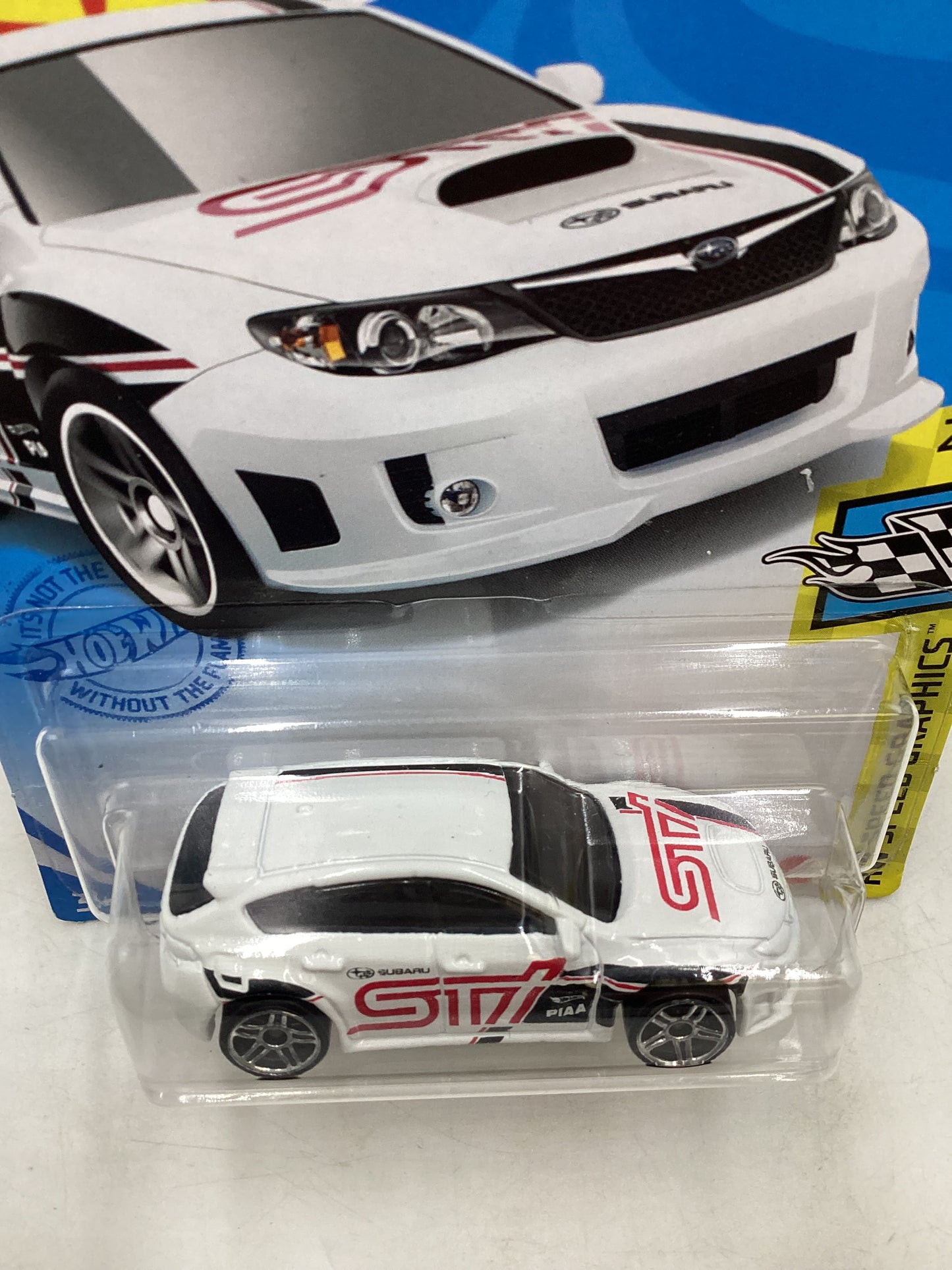 2021 Hot Wheels #68 Subaru WRX STI White 89D