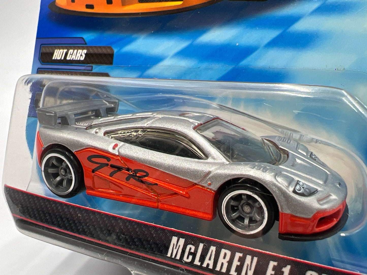 Hot Wheels Premium Speed Machines McLaren F1 GTR Silver/Orange