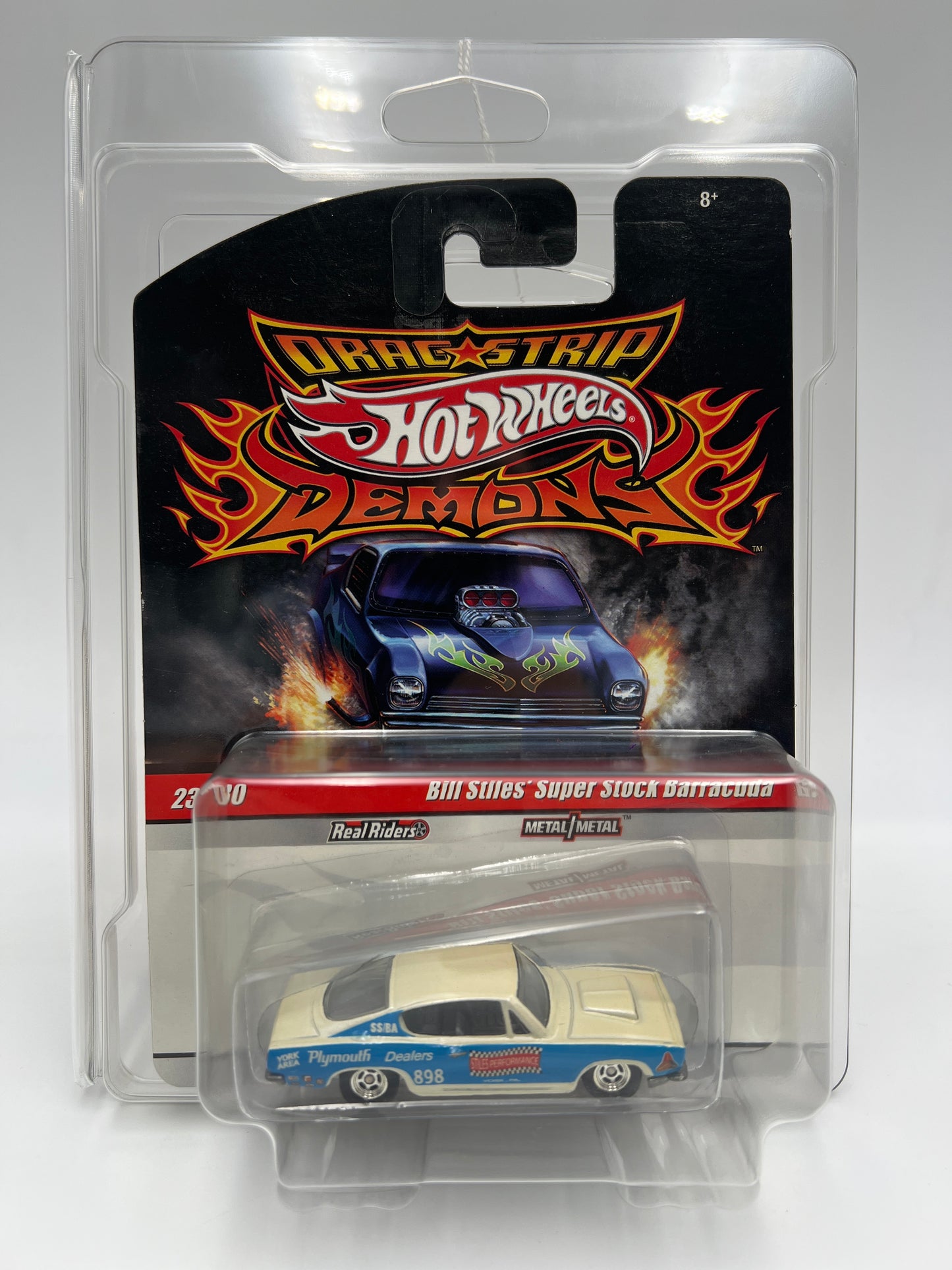 Hot Wheels Drag Strip Demons #23 Bill Stiles Super Stock Barracuda W/Protector