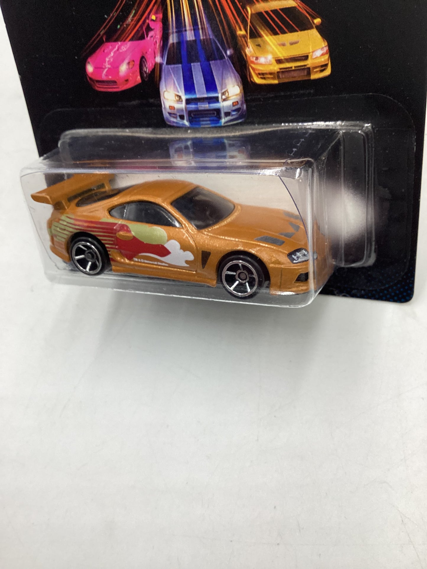 2015 Hot Wheels Fast & Furious 2 Fast 2 Furious 94 Toyota Supra #2 with protector 71A