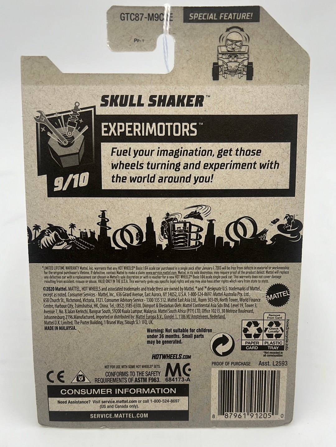 Hot Wheels 2021 Treasure Hunt Skull Shaker #103 277P